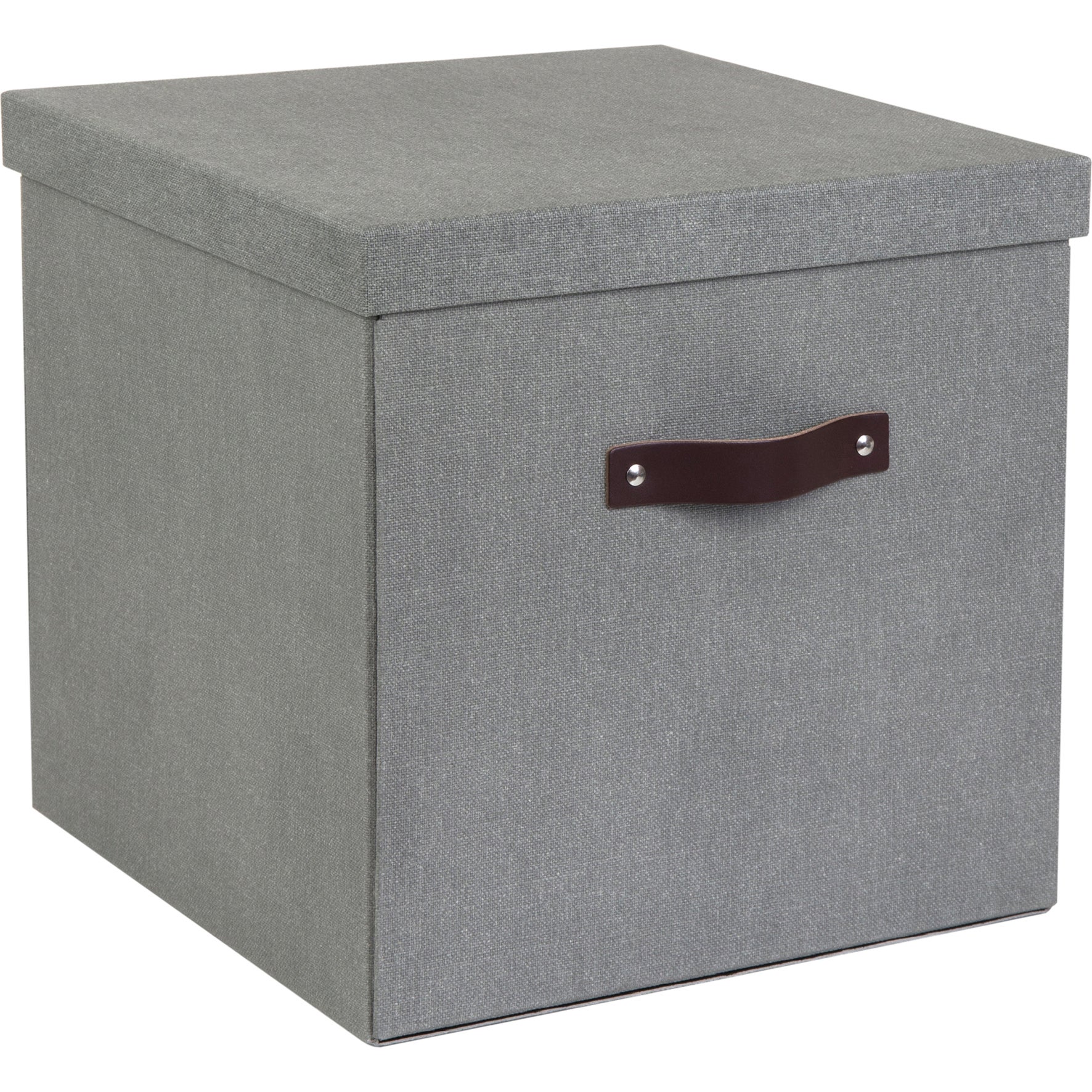 [2362270] Förvaringsbox Bigso Logan canvas grå