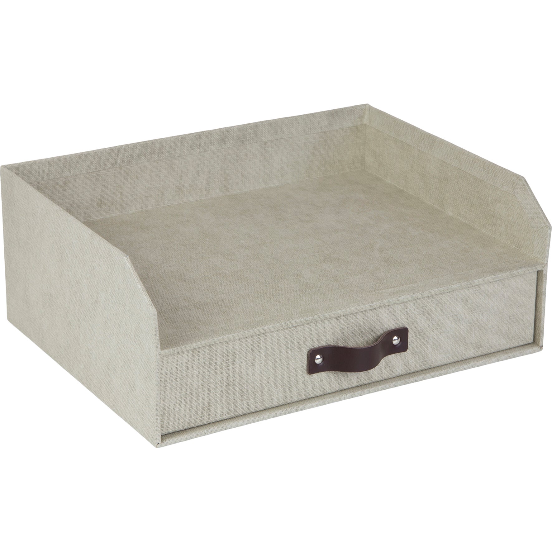 [2361219] Brevkorg Bigso Walter med låda canvas linen