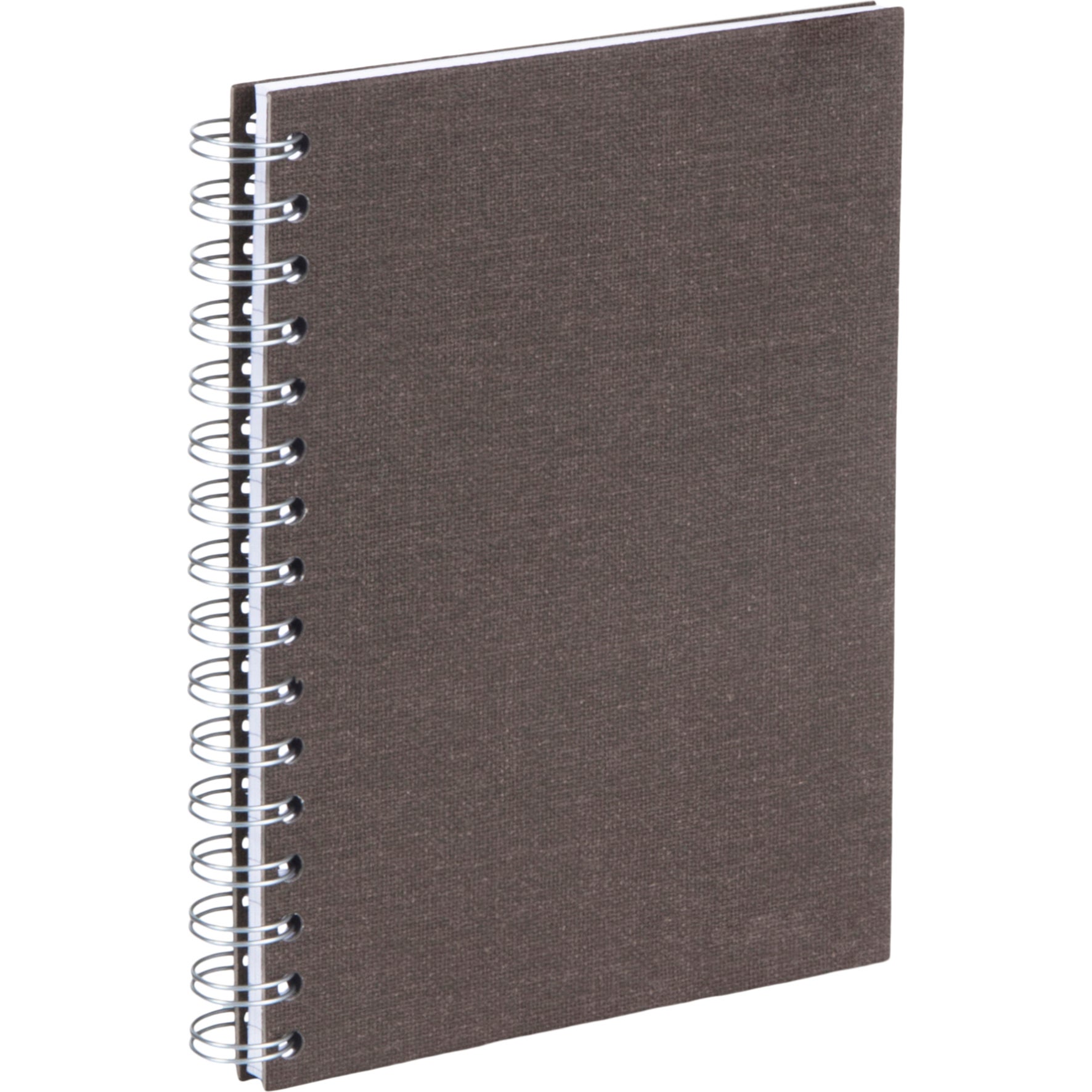 [2633197] Anteckningsbok Bigso A5 linjerad canvas brun
