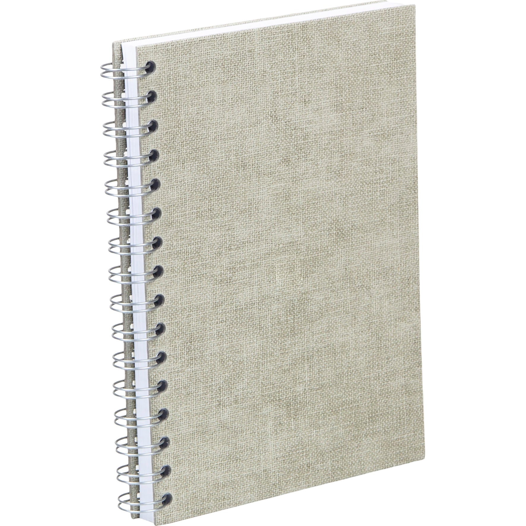 [2633029] Anteckningsbok Bigso A5 olinjerad canvas linen