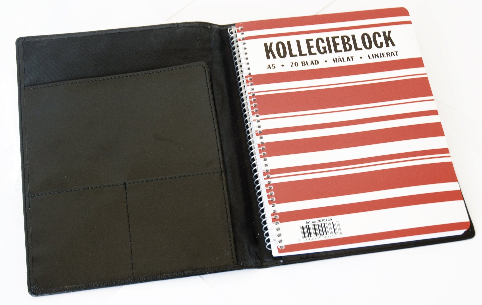 [2367664] Blockomslag A4 konstläder svart