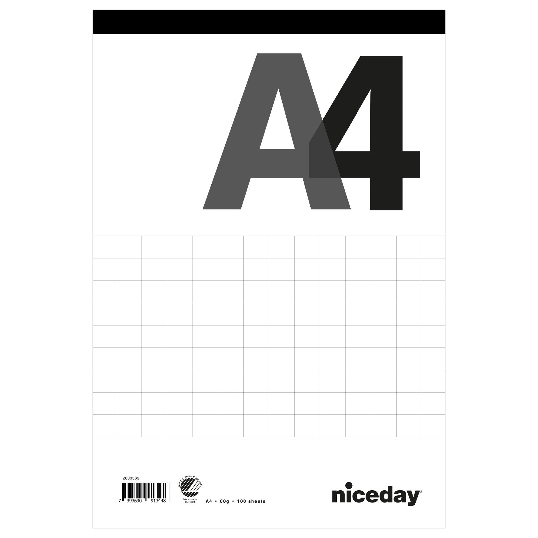 [2630563] Perforerat block A4 100blad rutat