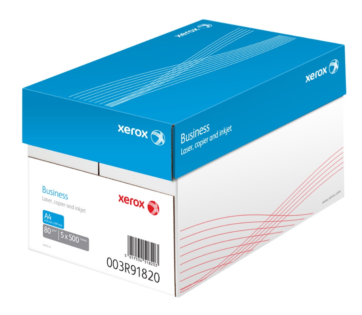 [1049604] Kopieringspapper Xerox Business 80g A4 2500/kt