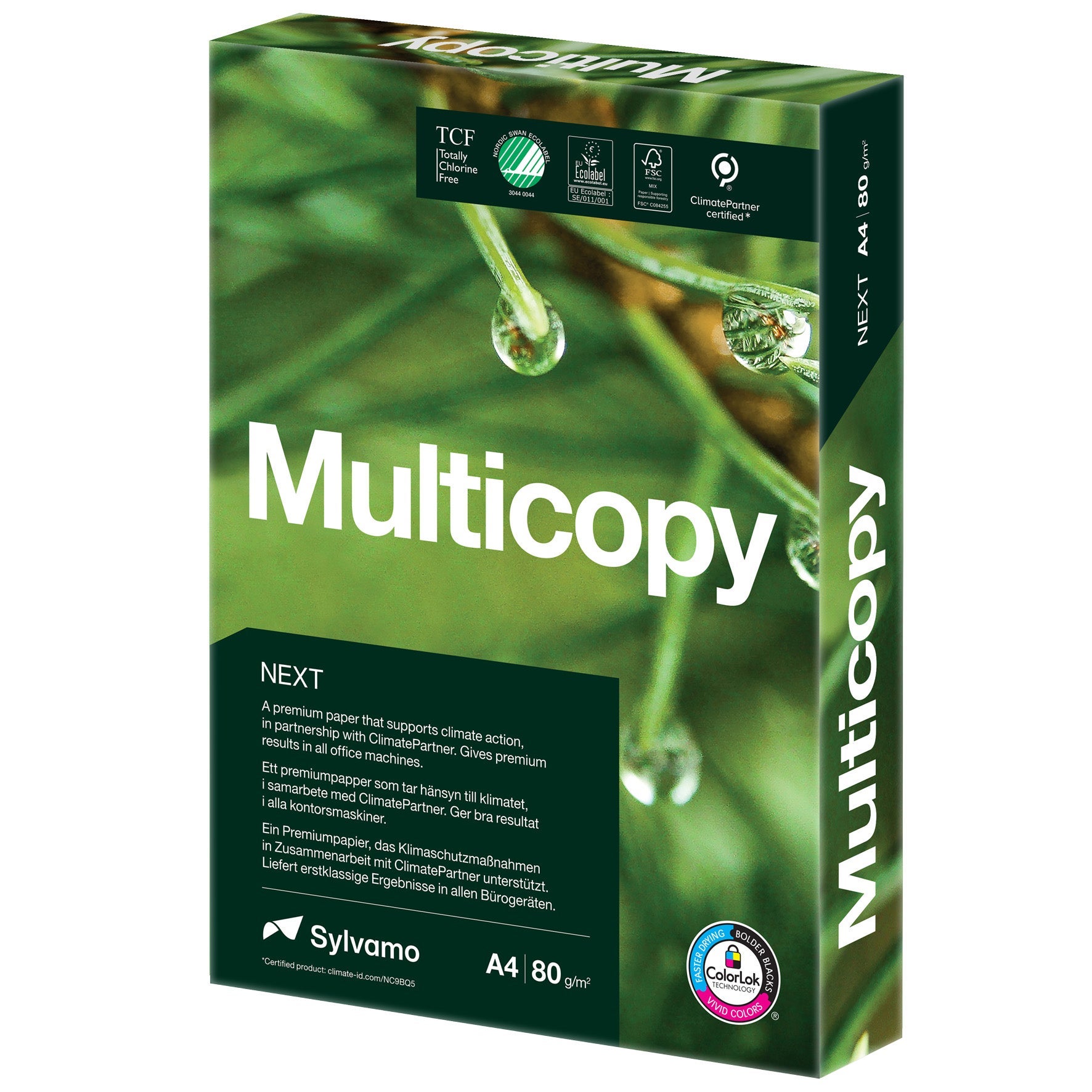 [1158001] Kopieringspapper Multicopy Next A4 80g 500/pkt