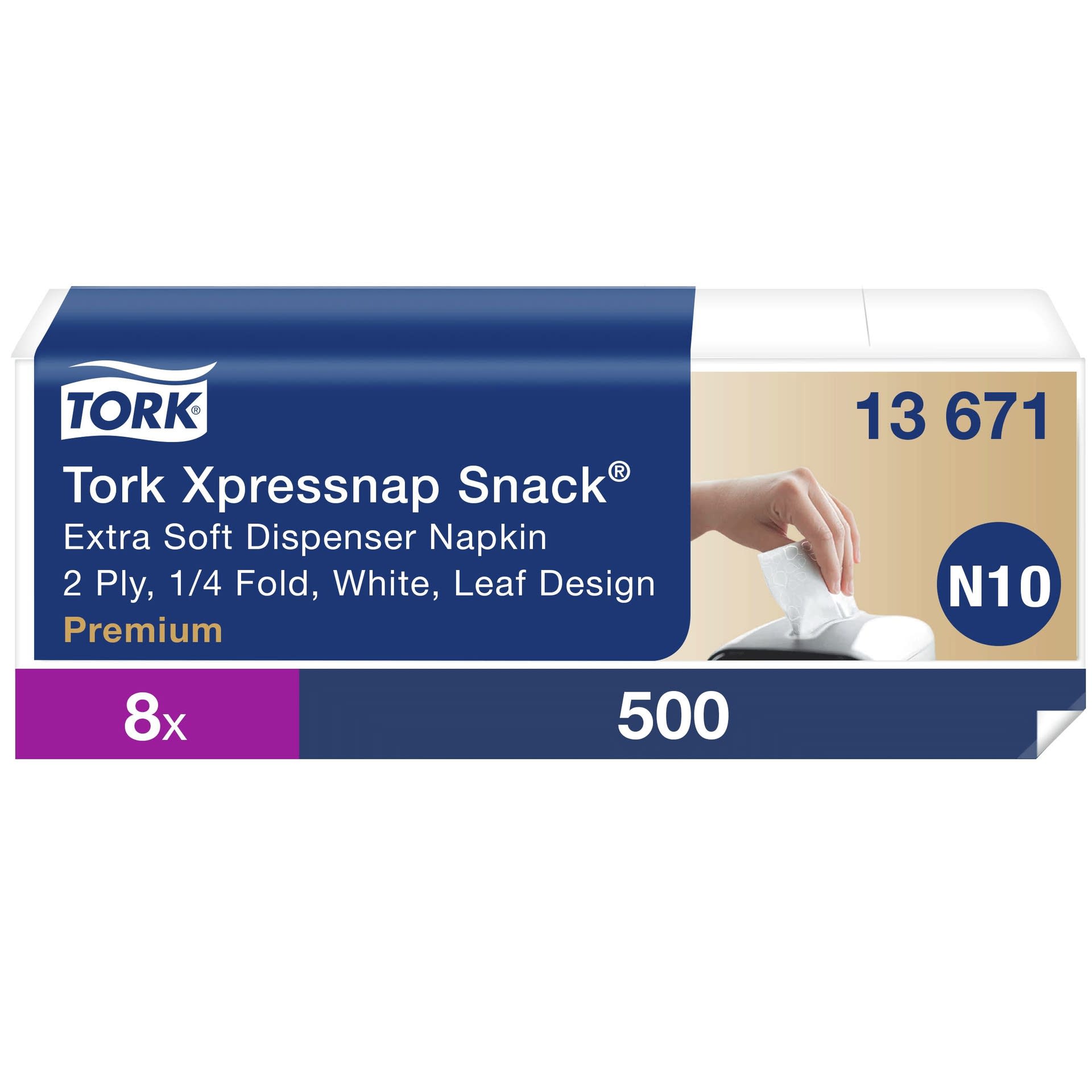 [8550994] Servett Tork N10 Extra Soft 2-lag 8x500 st
