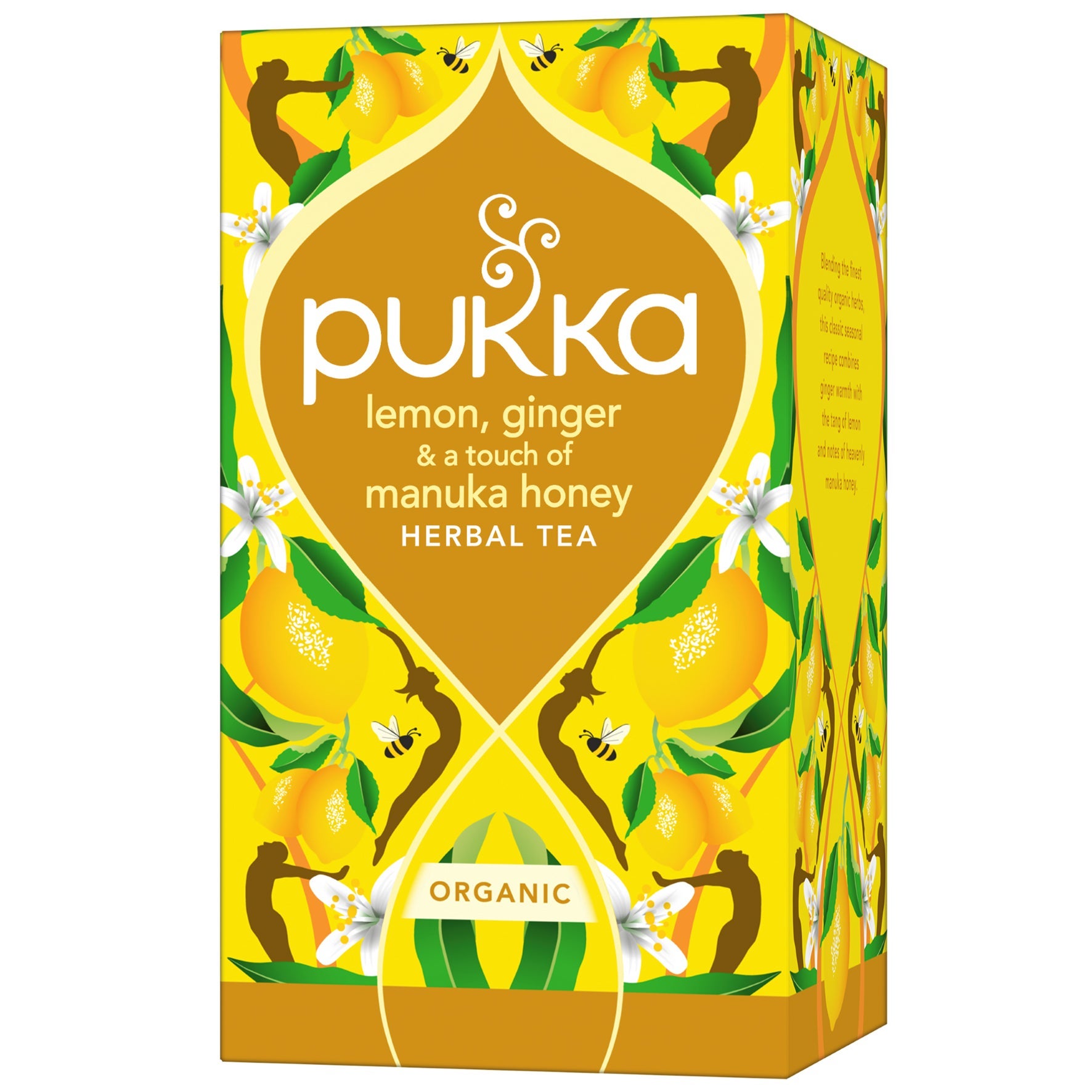 [8556273] Te Pukka ört Organic Lemon, Ginger & Manuka Honey 20 st/fp
