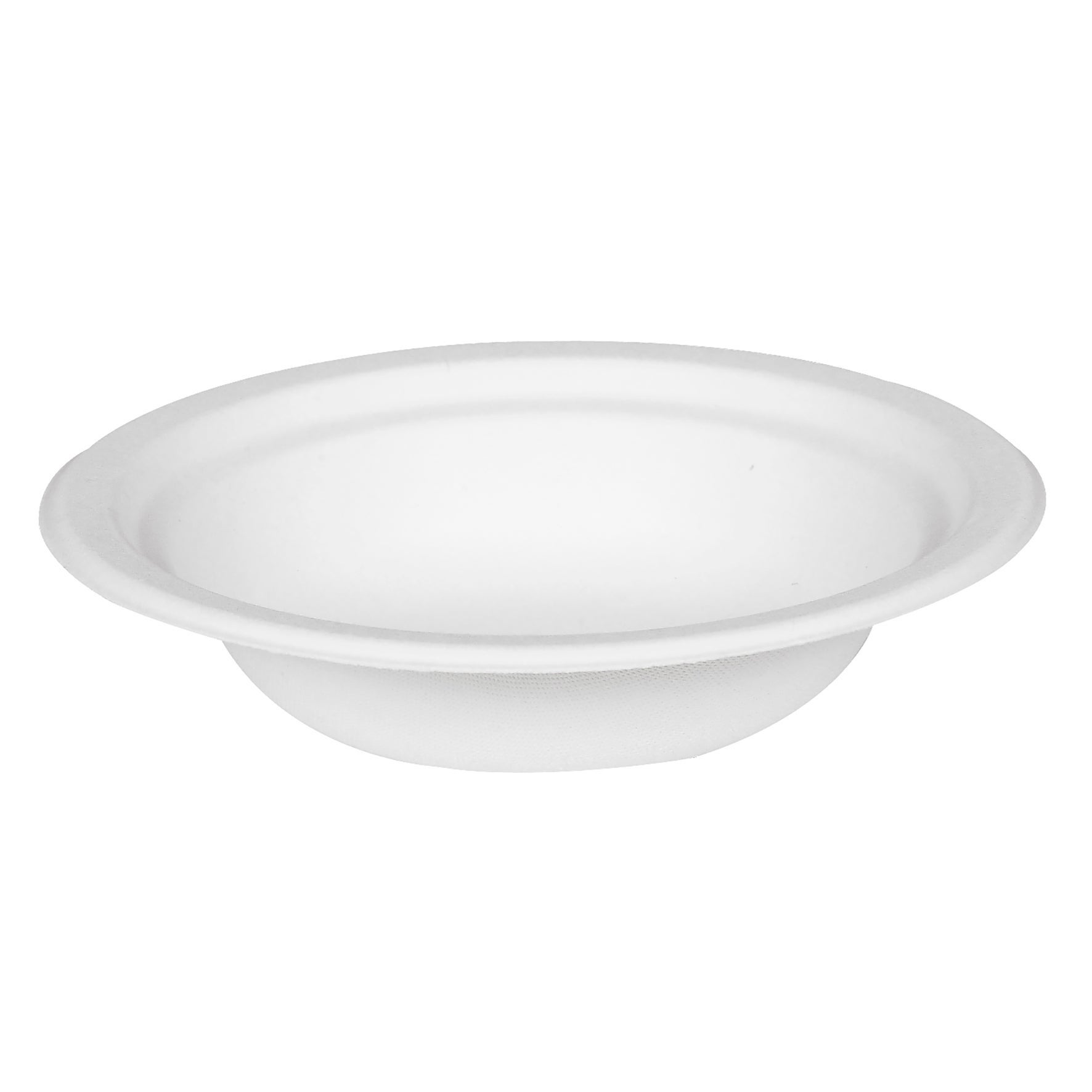 [8559776] Tallrik djup bagasse Ø180 mm vit 50 st/fp