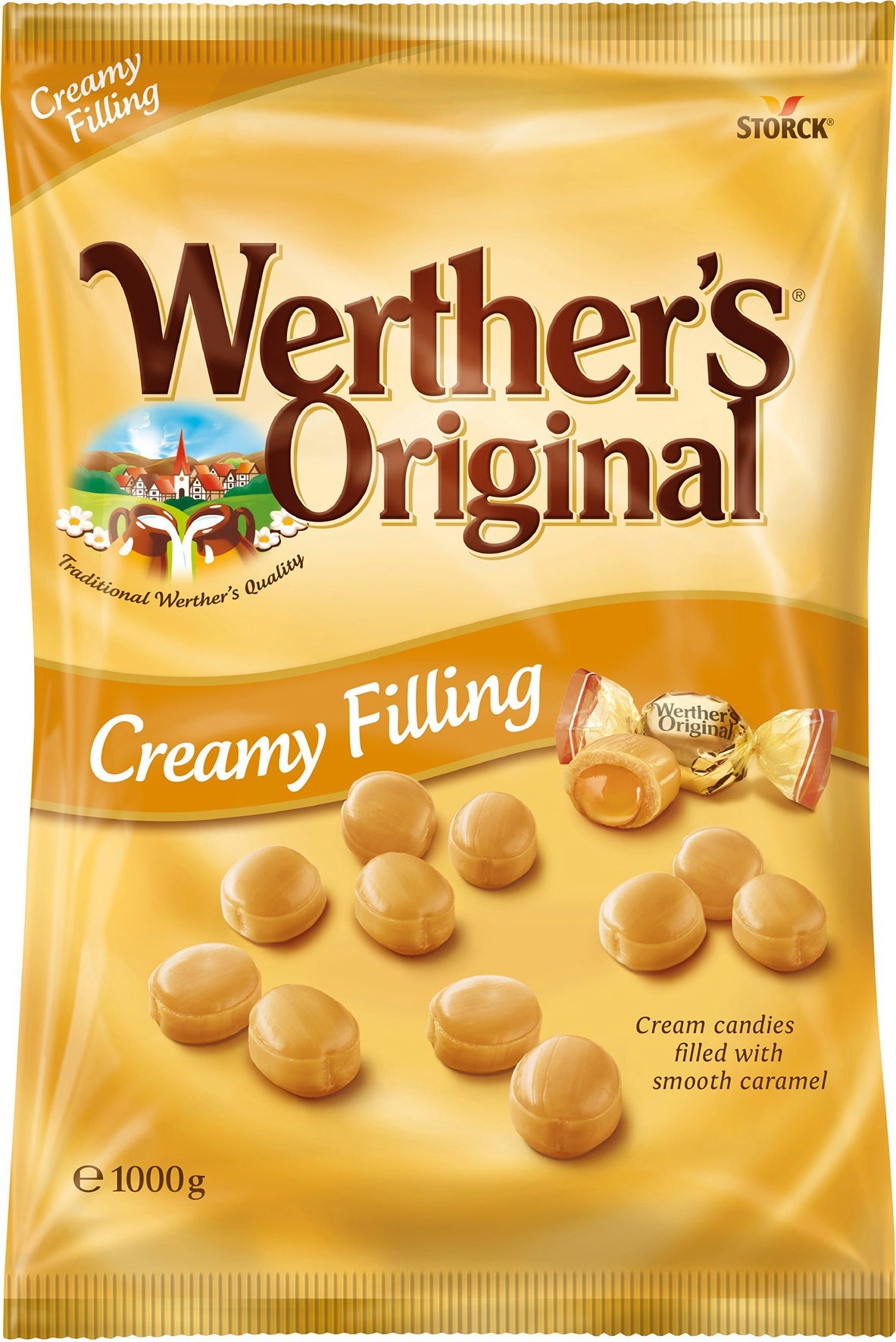 [8552612] Kola Werthers Caramel Crémes 1000 g