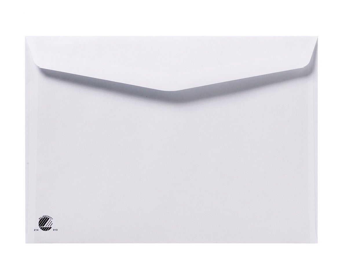 [9833041] Kuvert C5 vit fukthäftande 10 st/fp