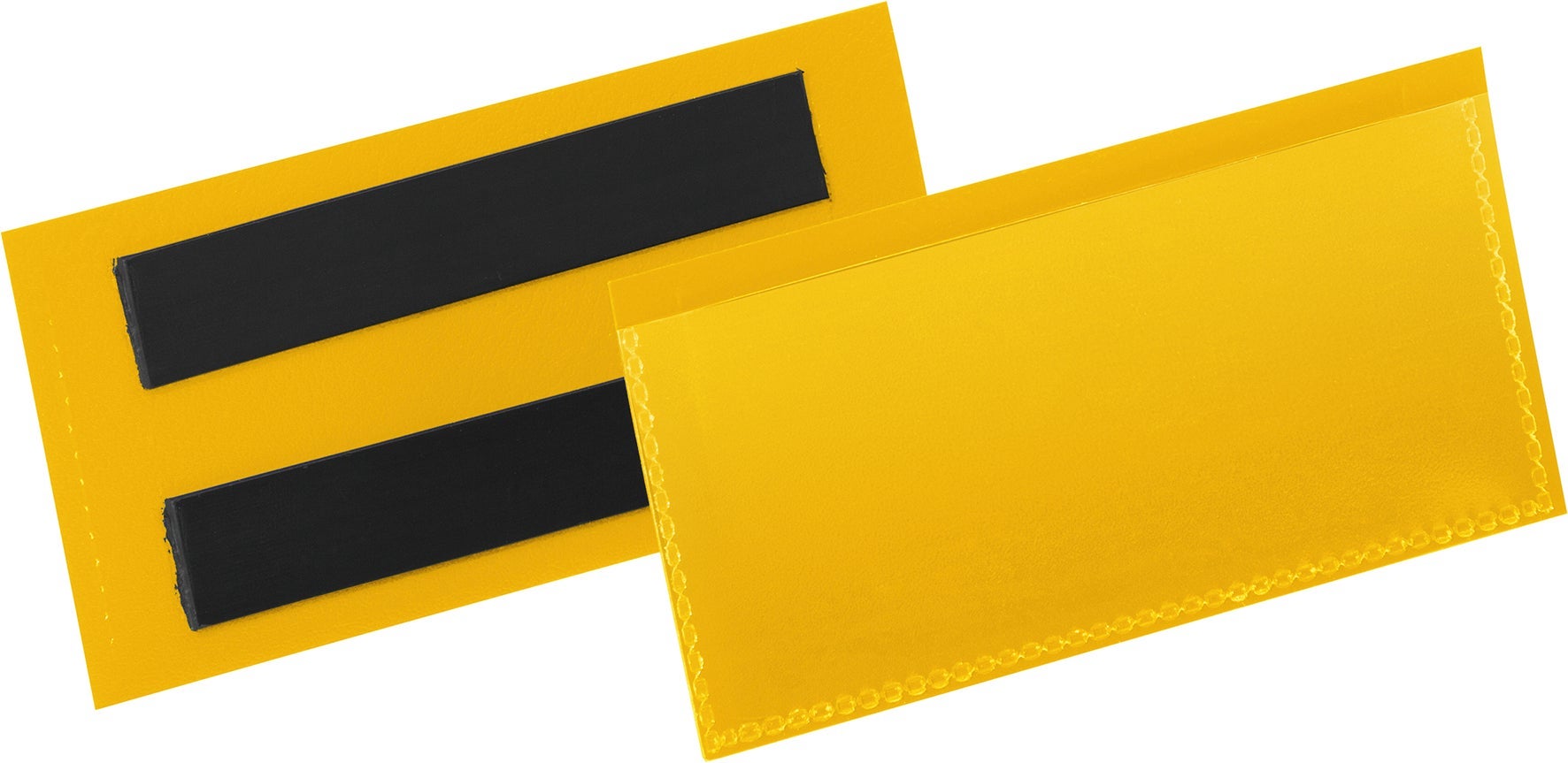 [8552712] Etiketthållare magnetisk 100 x 38 mm gul 50 st/fp