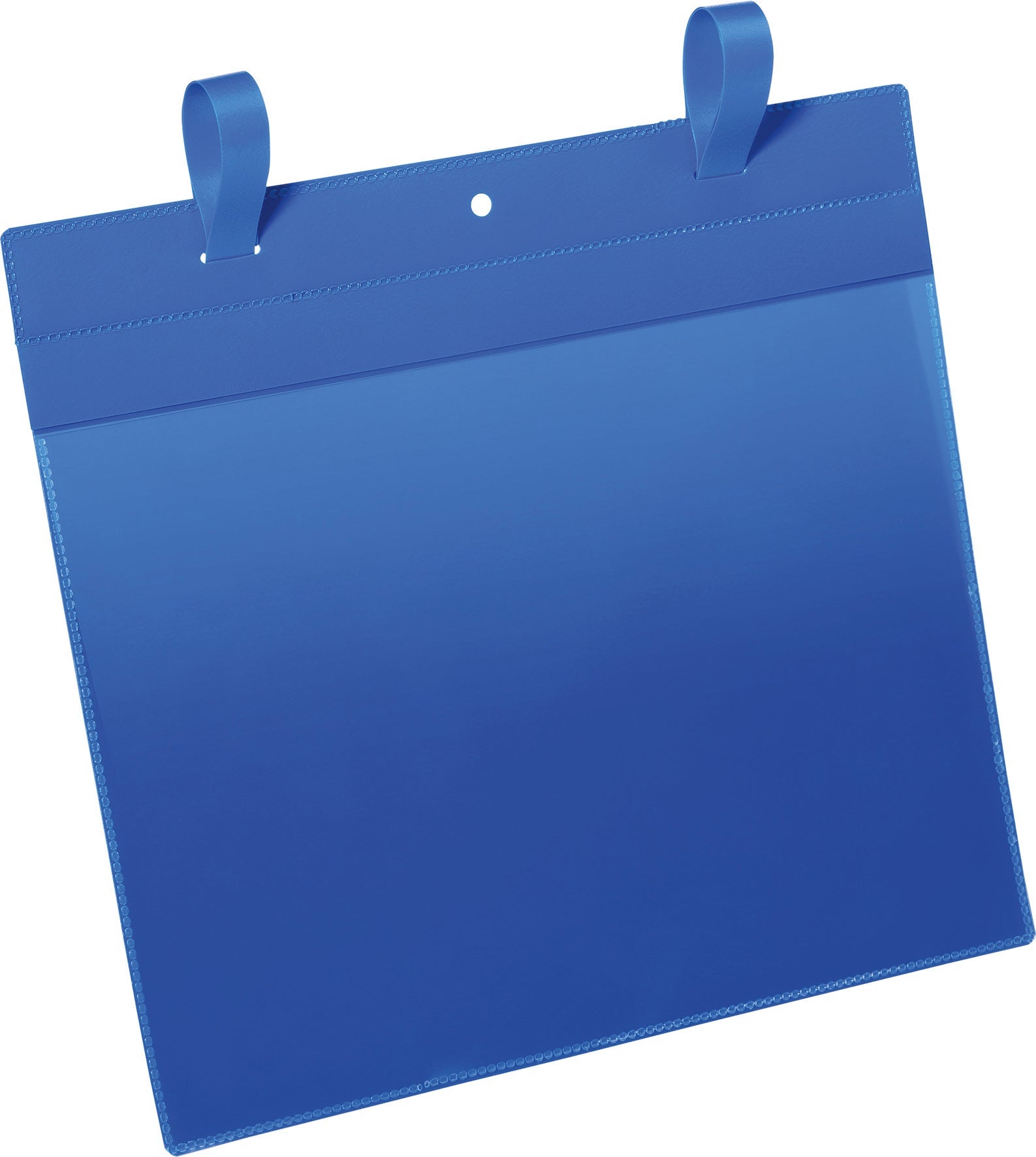[8552733] Plastficka A4L med fästband blå 50 st/fp