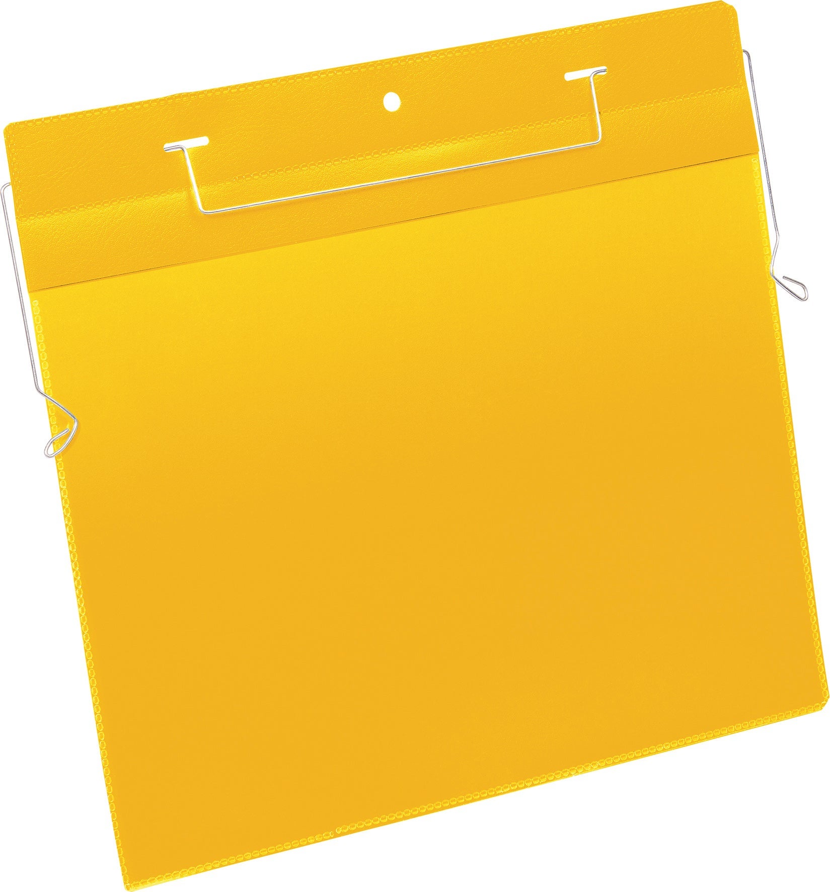[8552738] Plastficka A4L trådbygel gul 50 st/fp