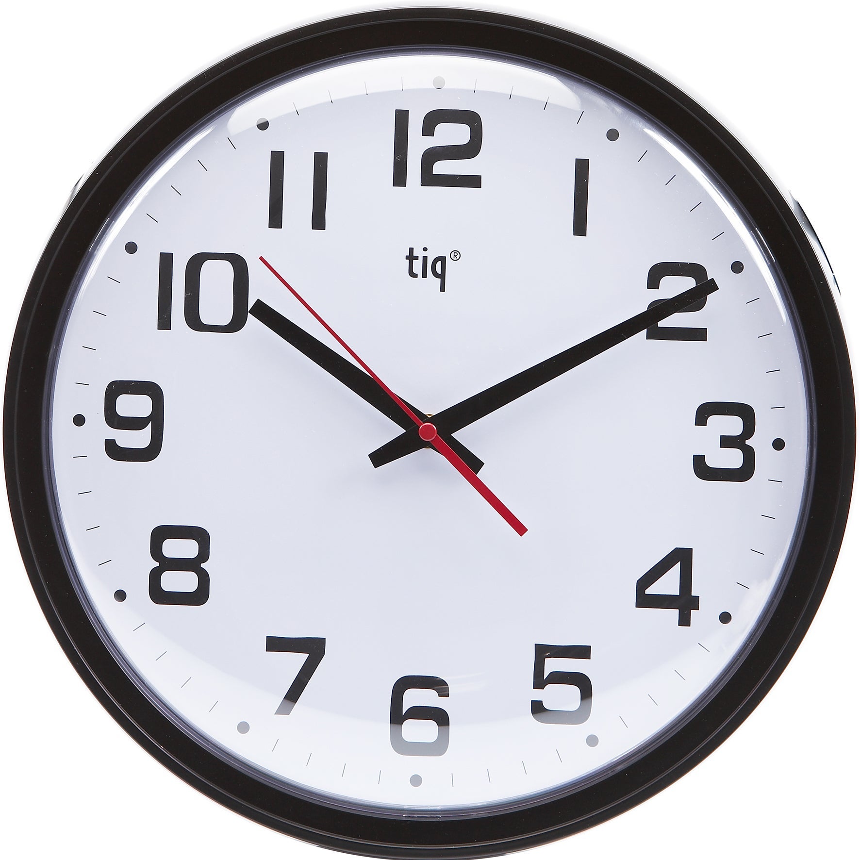 [8550975] Väggklocka Classic Ø 348 mm svart Tiq