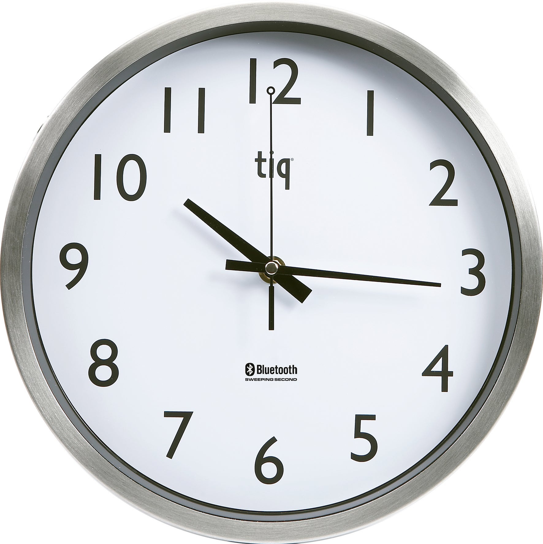 [8550981] Väggklocka Bluetooth Ø300 mm aluminium