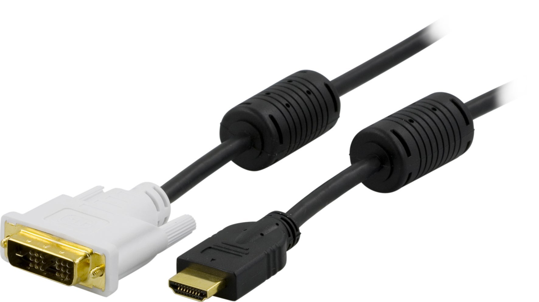 [5803934] HDMI ha-DVI-D Sing Link ha 2 Meter Svart