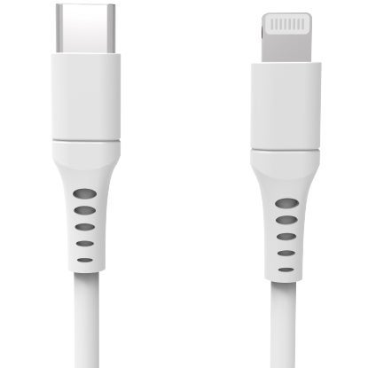 [8558274] Laddkabel USB-C till Lightning 3 meter Vit MFI C94 Gear