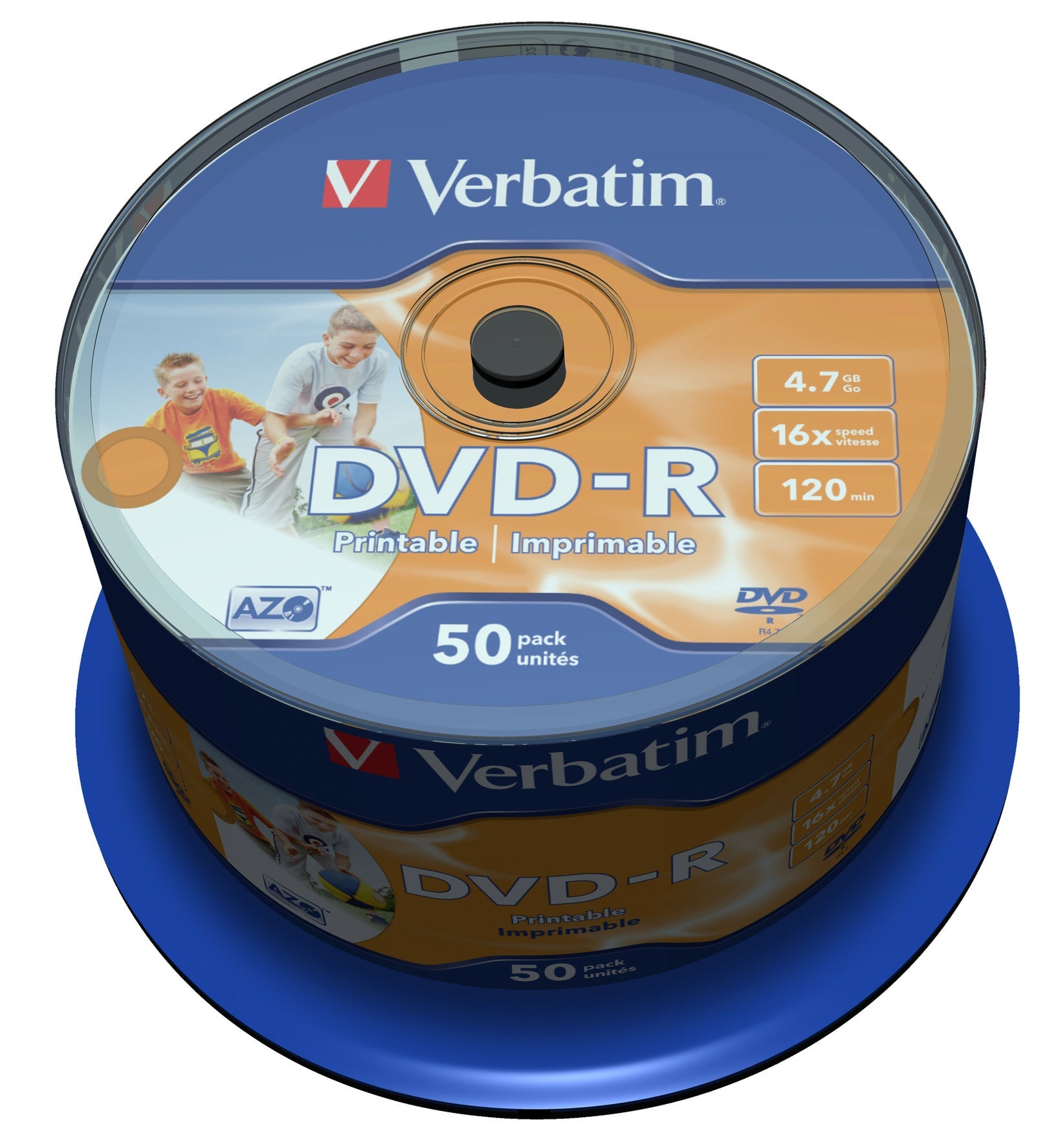 [5500383] DVD-R Verbatim Printable 50 st/fp