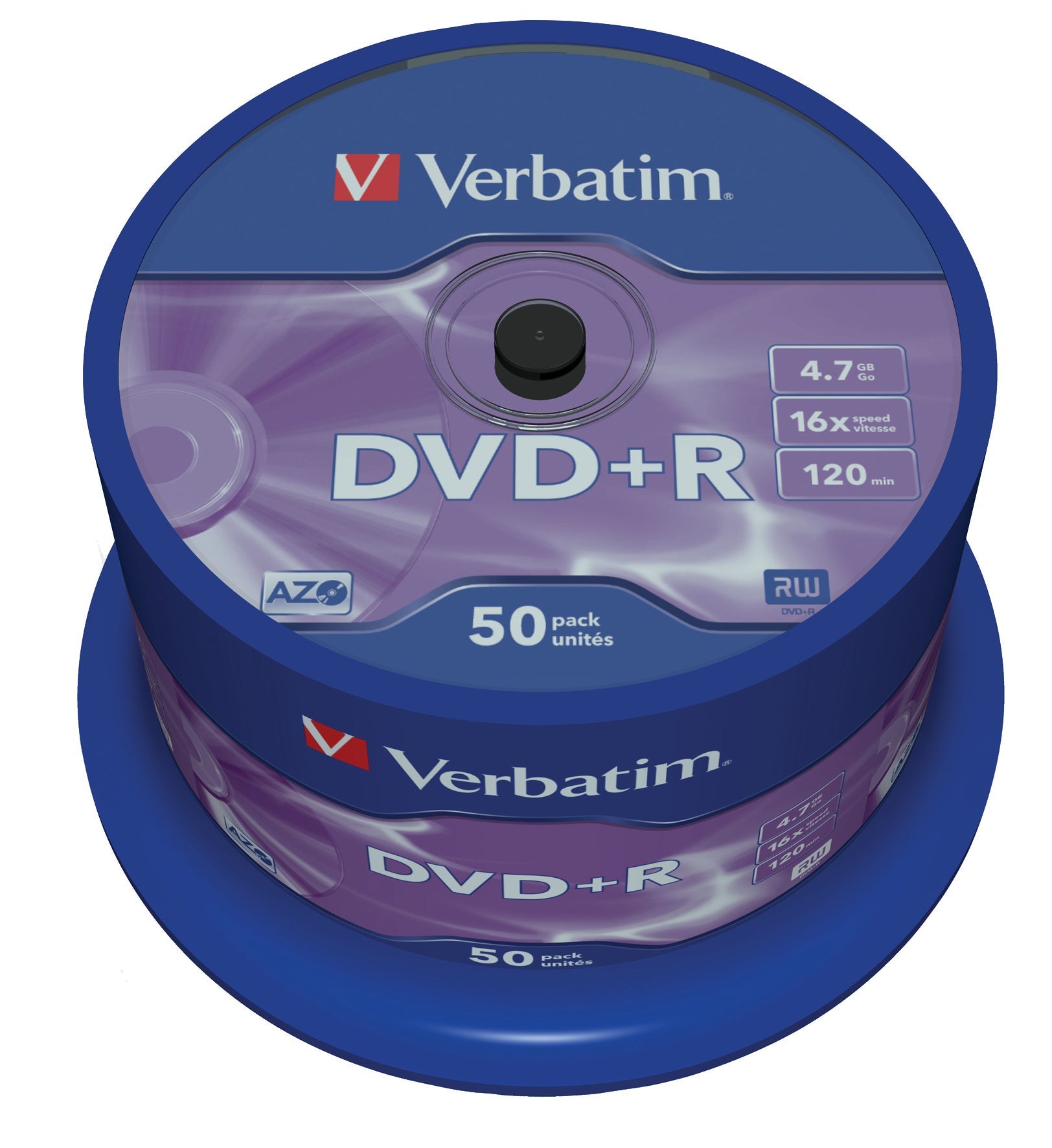 [5500386] DVD+R Verbatim 16x 50 st/fp