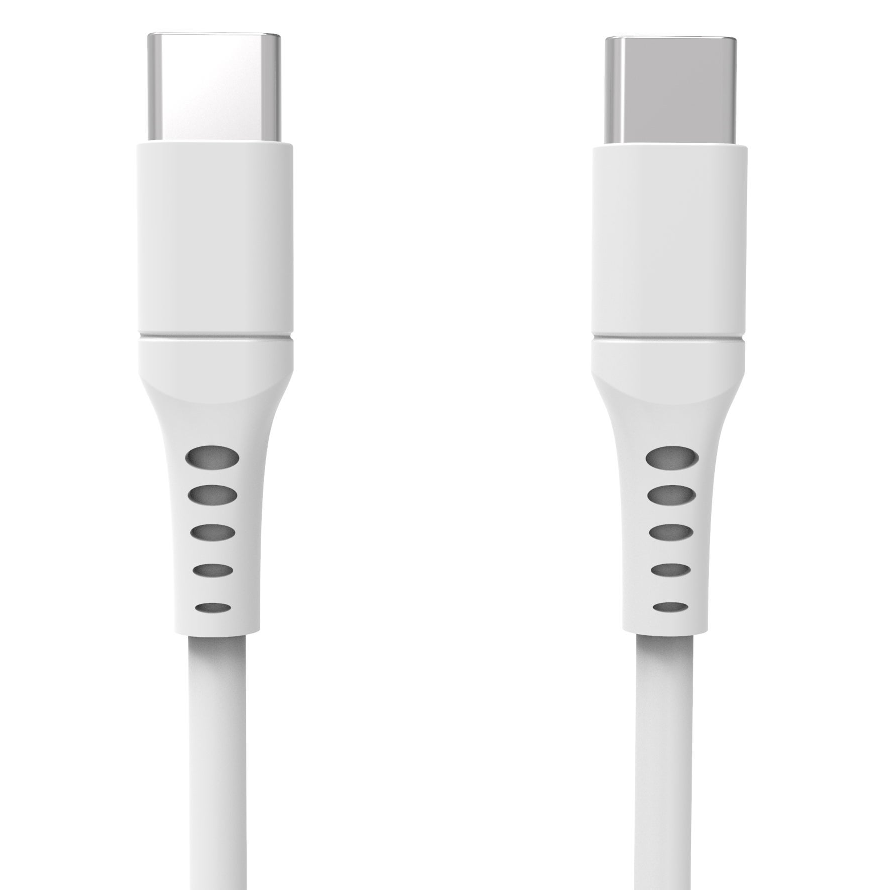 [8558275] Laddkabel USB-C till USB-C 2.0 3 meter Vit Gear