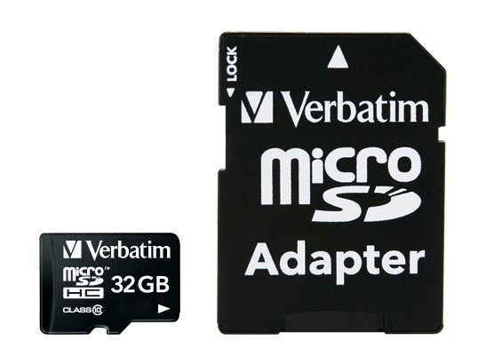 [5452276] Verbatim SDHC/MicroSDHC 32GB Svart