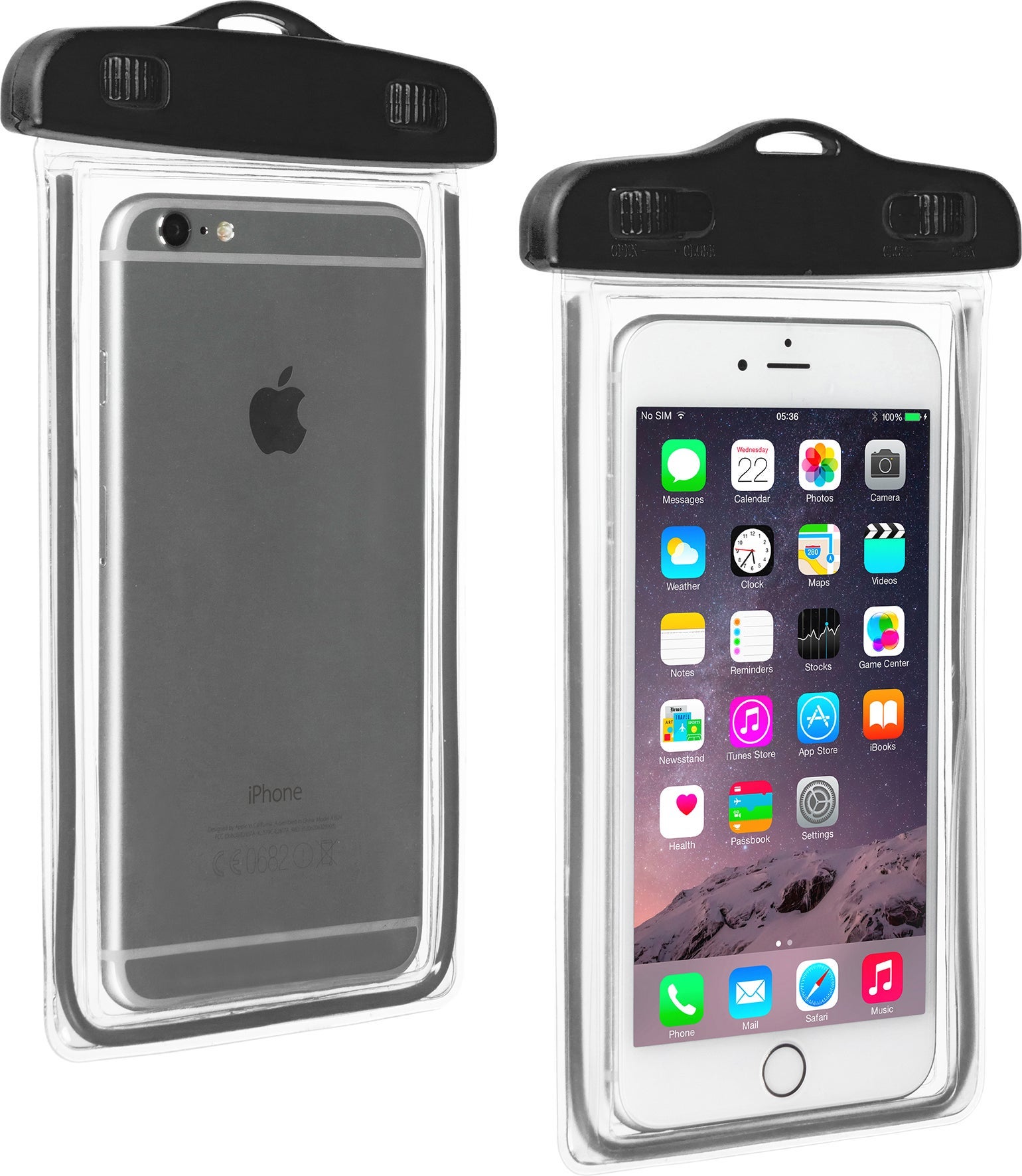[5993274] Vattentät Mobilväska Universal Transparent