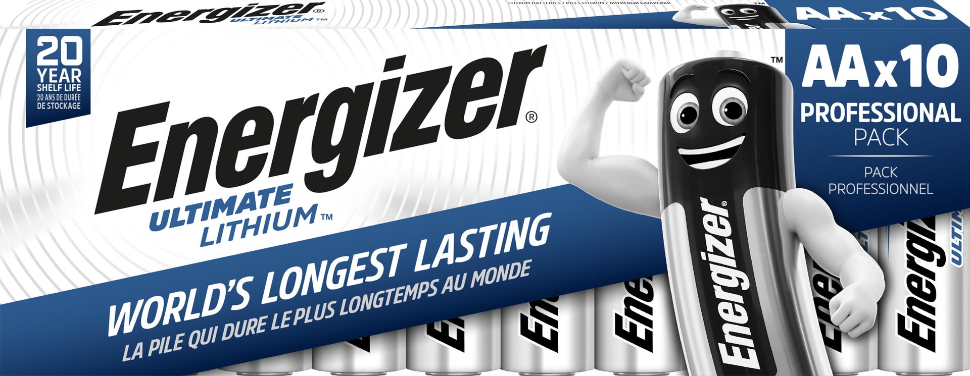 [8558886] Energizer Batteri Lithium AA FR6 10-pack
