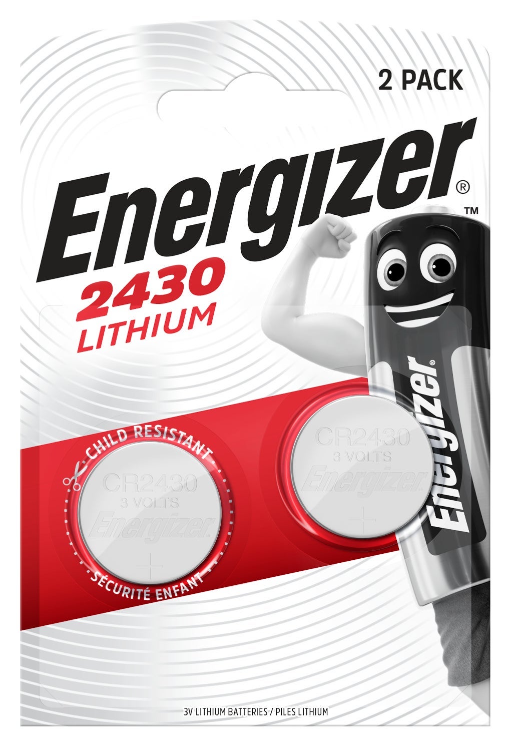 [8558866] Energizer Batteri Lithium CR2430 2-pack