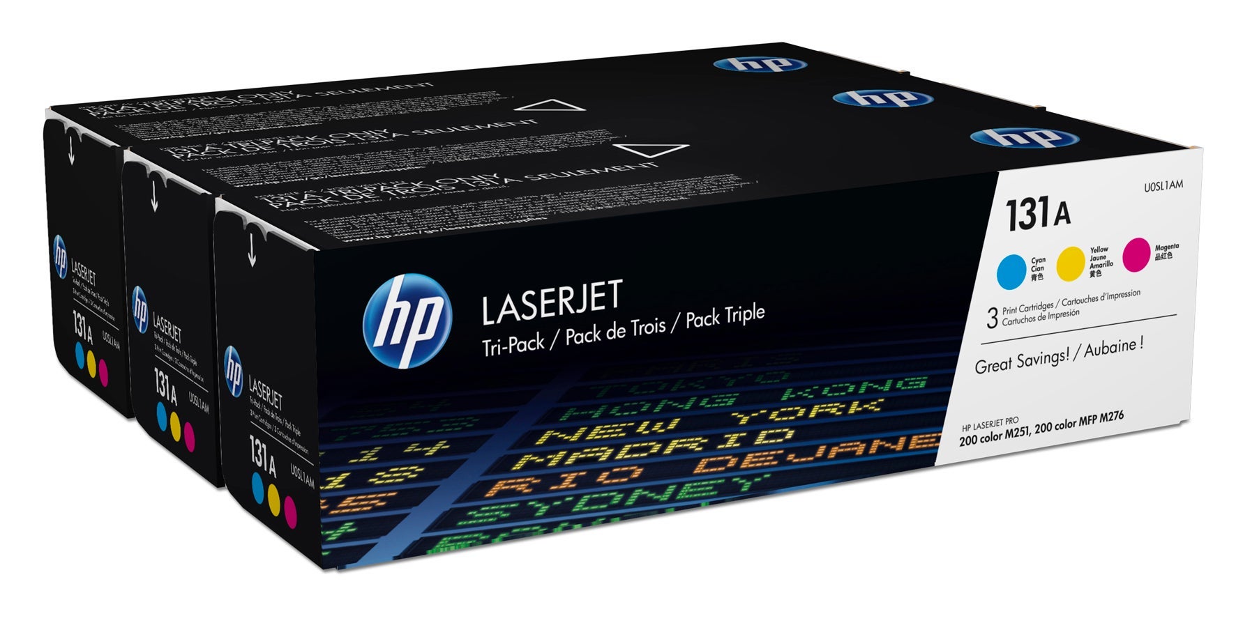 [2245467] Toner HP 131A C/M/Y 3-pack