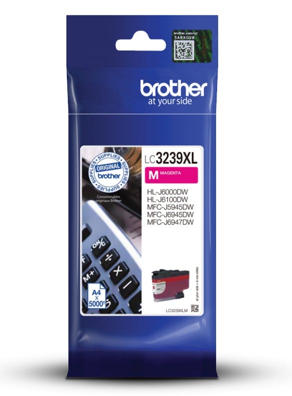 [5701439] Bläck Brother LC3239XLM magenta 5000 sidor