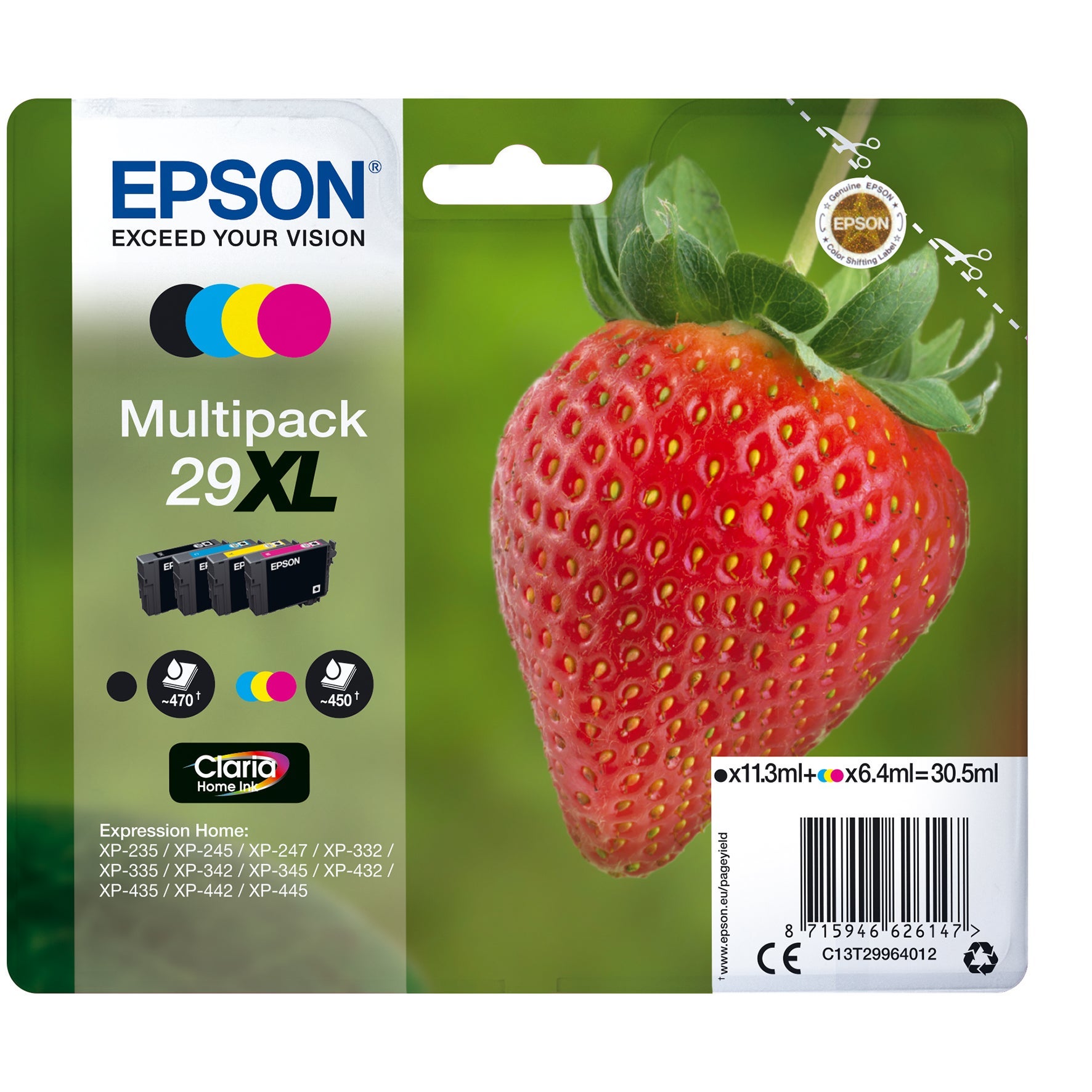 [5701371] Bläck Epson 29XL CMYK 4/fp
