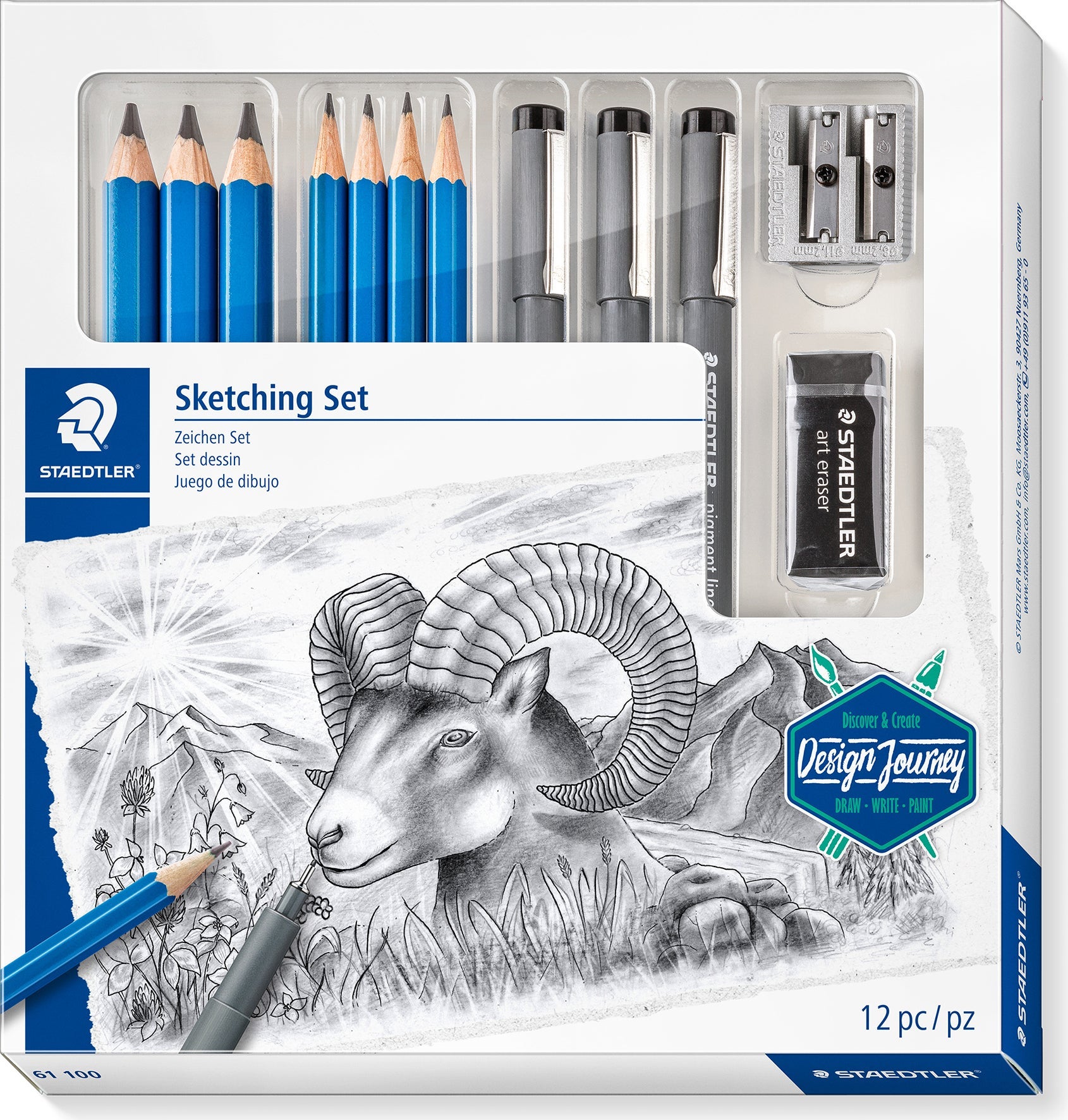 [8310320] Skisset Staedtler 12 st/fp