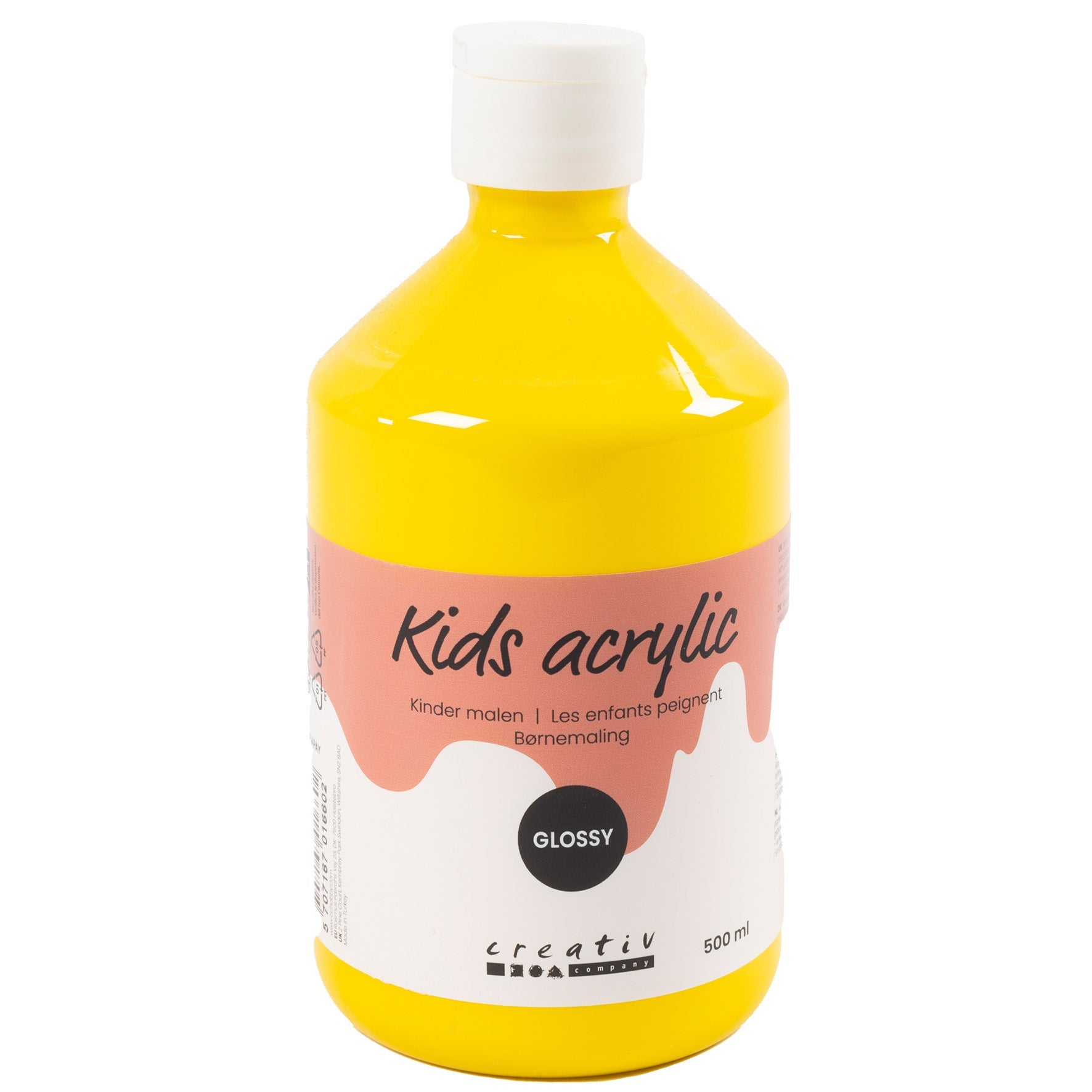 [8100810] Akrylfärg blank 500 ml gul