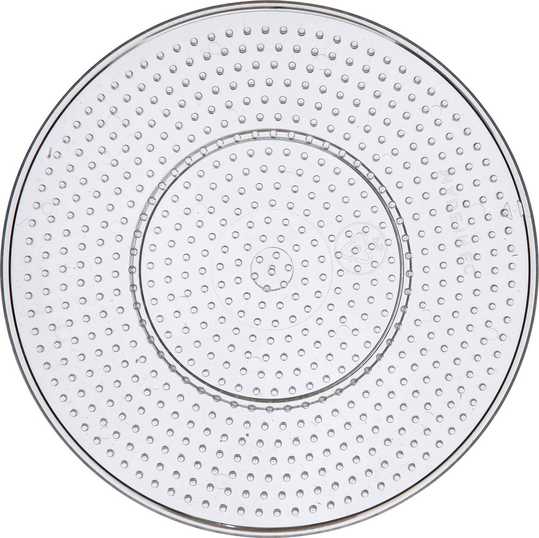 [8200644] Pärlplatta rund 15cm transp