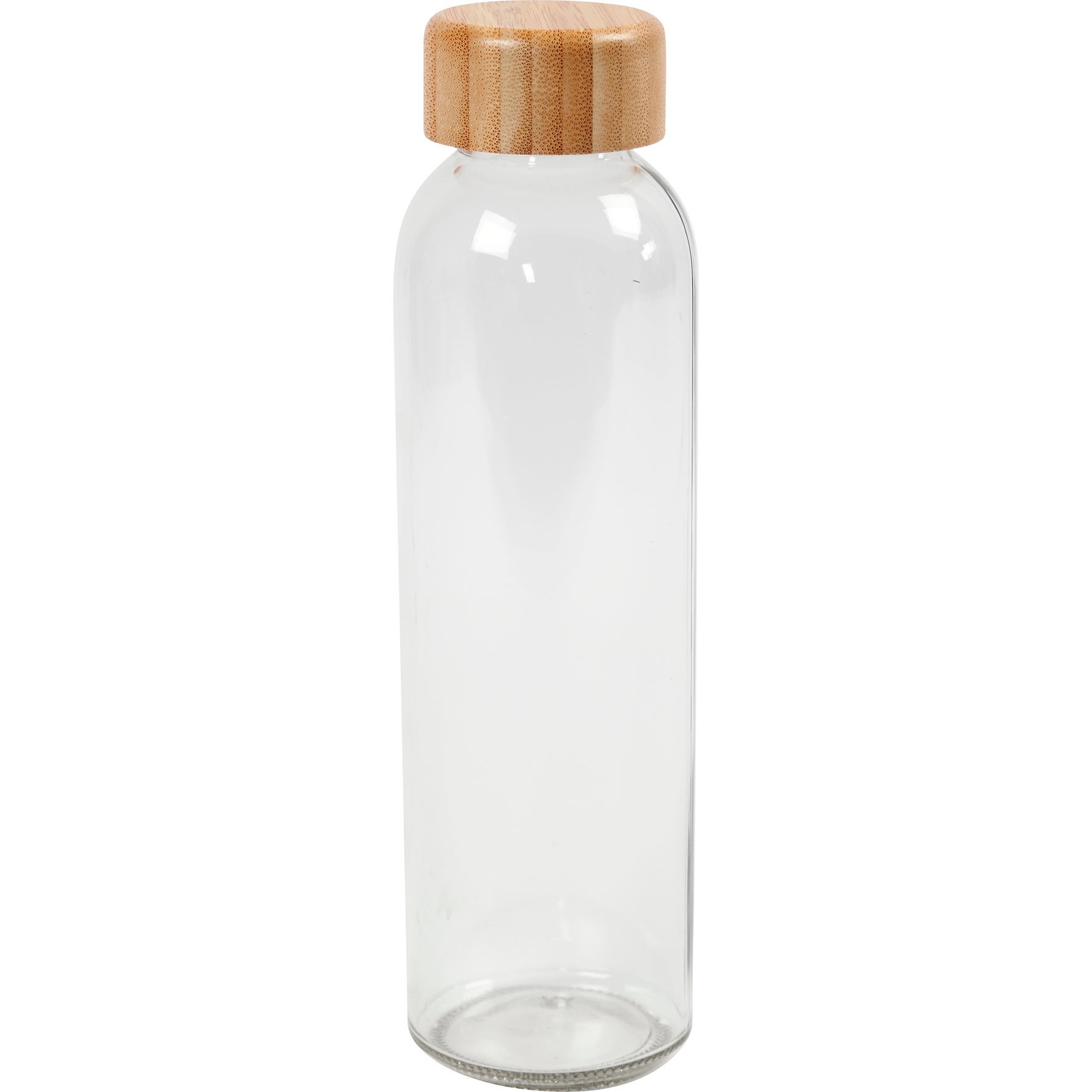 [8301005] Vattenflaska glas/bambu 500 ml