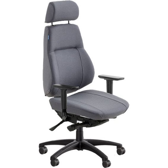 [2470339] Kontorsstol Sverigestolen 818 komplett grå