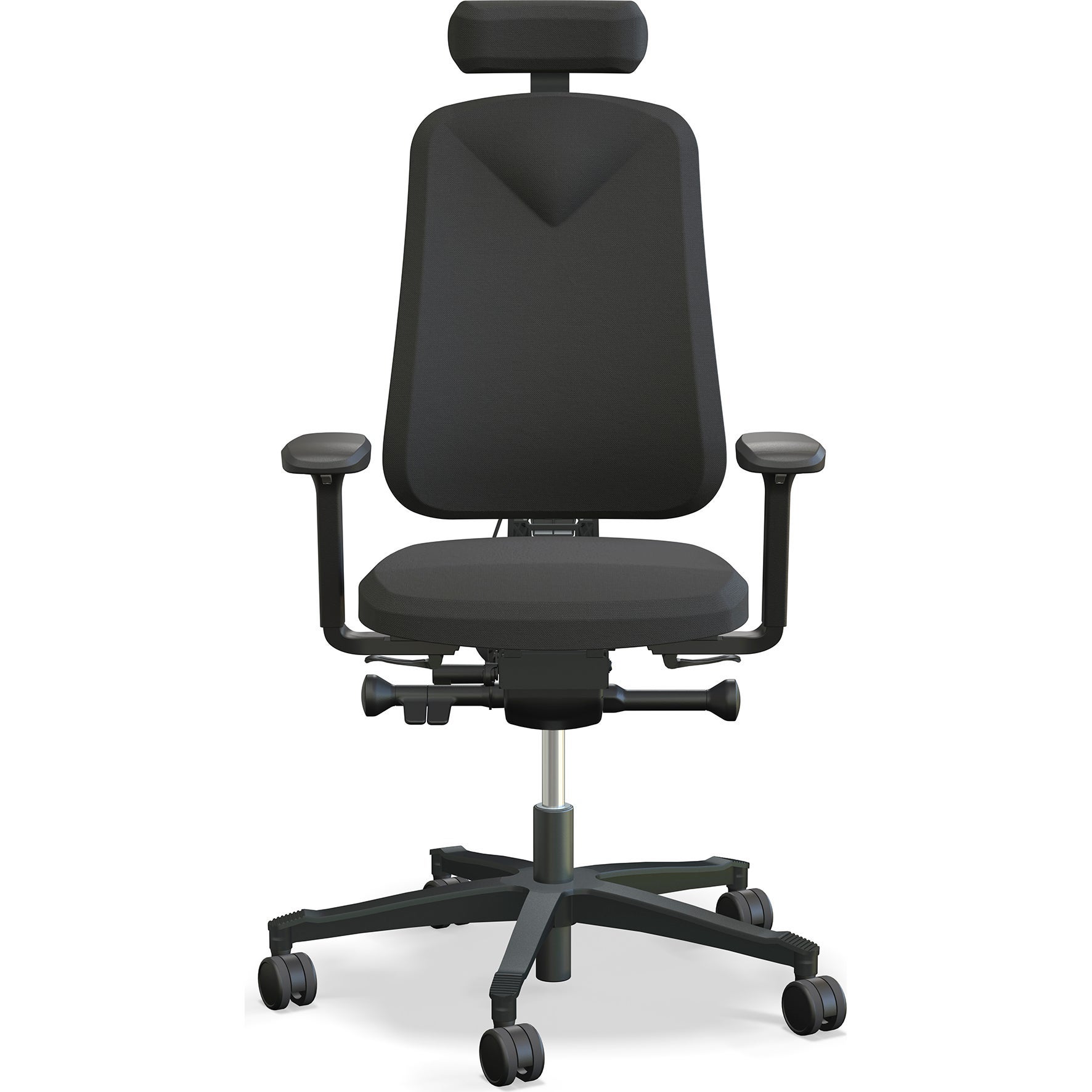 [8558964] Kontorsstol Höganäs 280 arm/nack svart