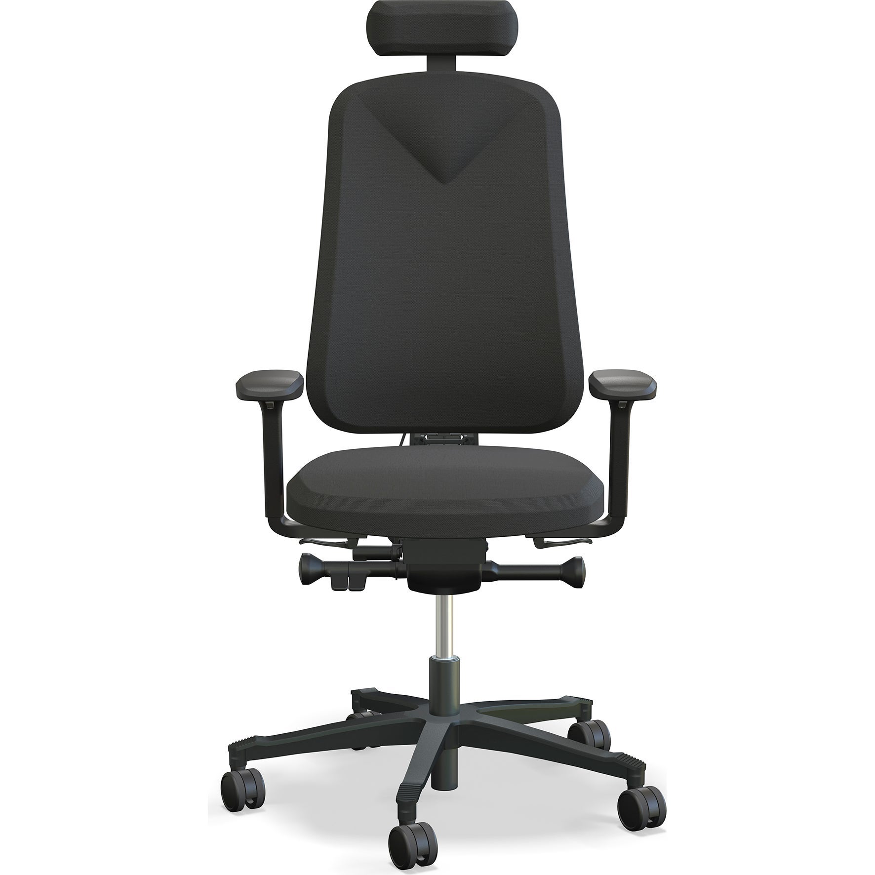[8558965] Kontorsstol Höganäs 290 arm/nack svart