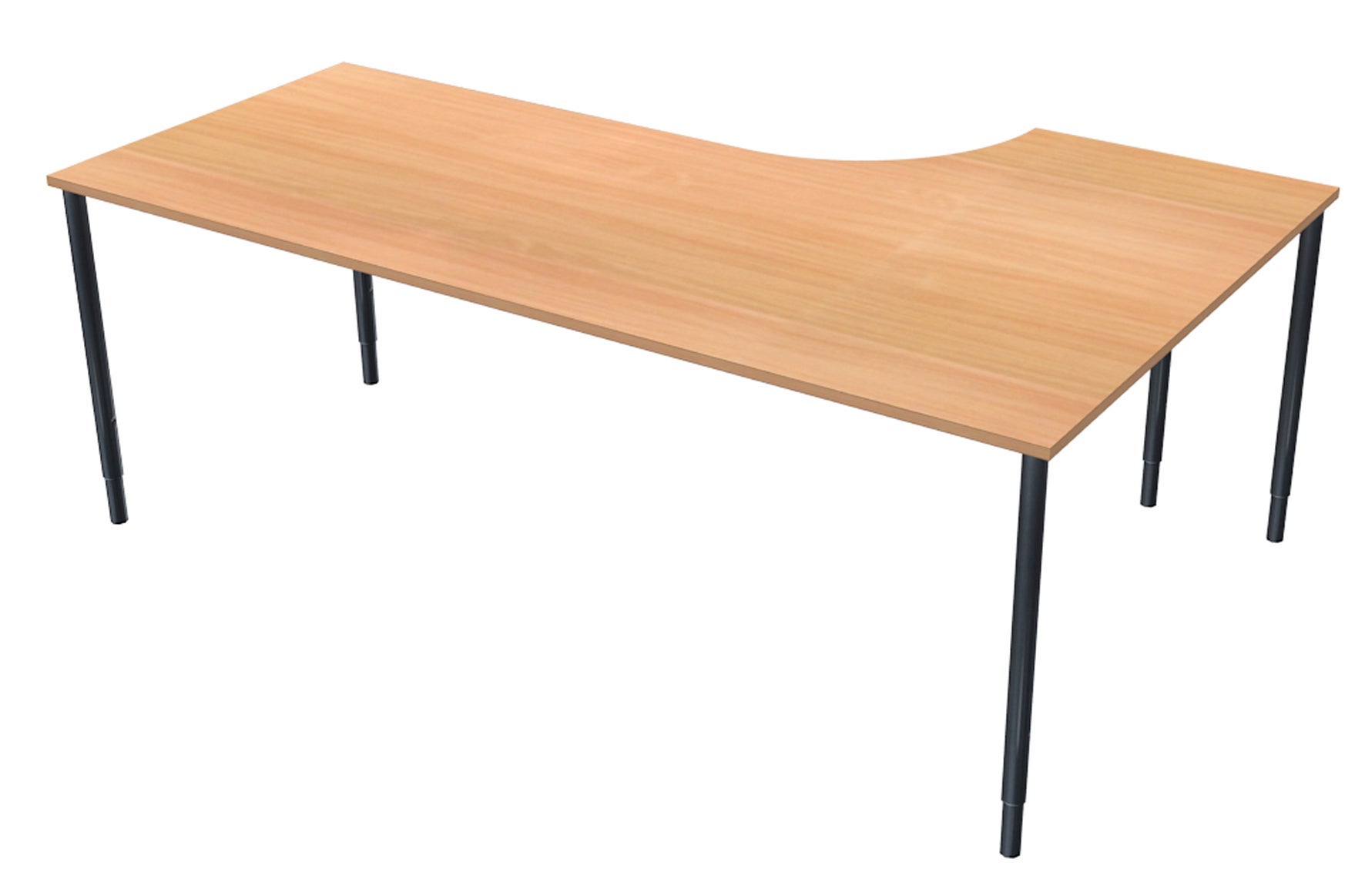 [2482125] Skrivbord Bas 200x120 cm V  Bok Lanab
