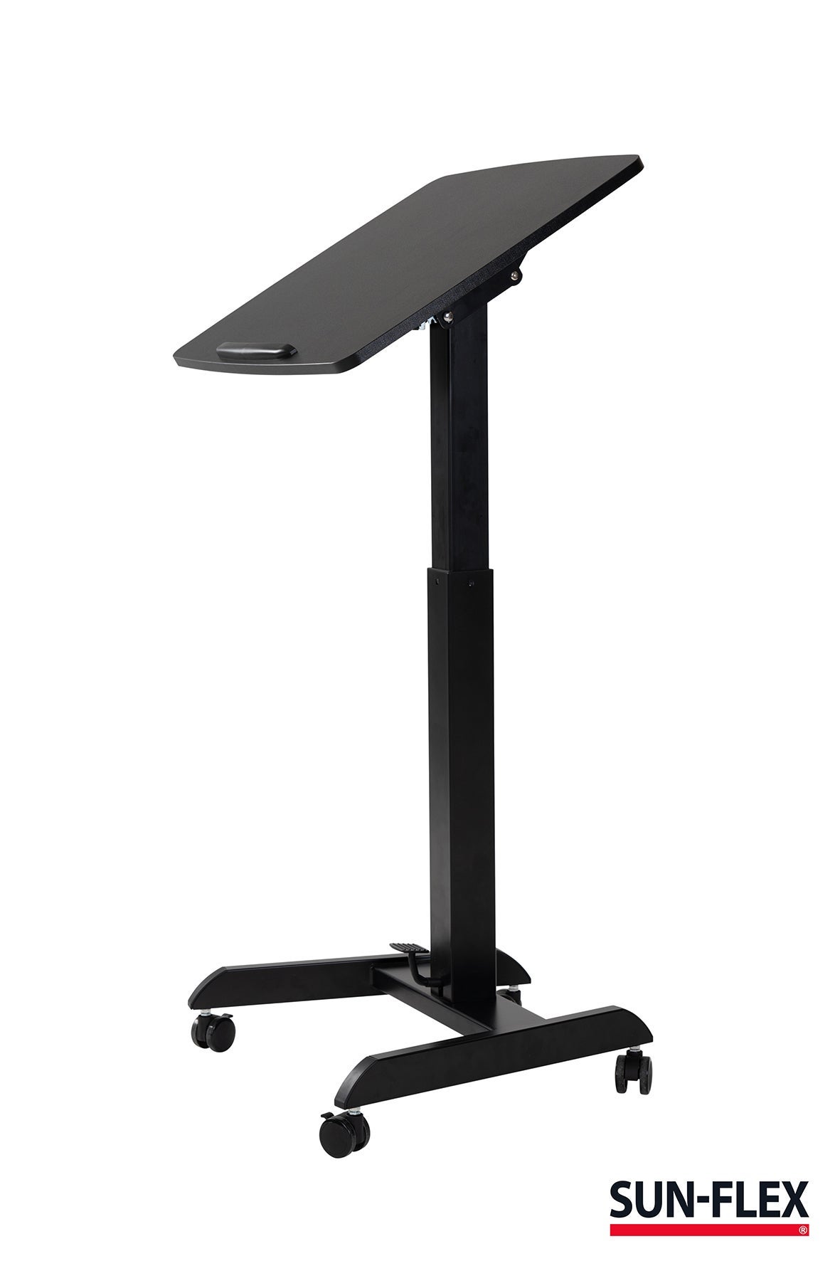 [8557840] Bord manuellt Easydesk Pro 60x52 cm svart Sun-Flex