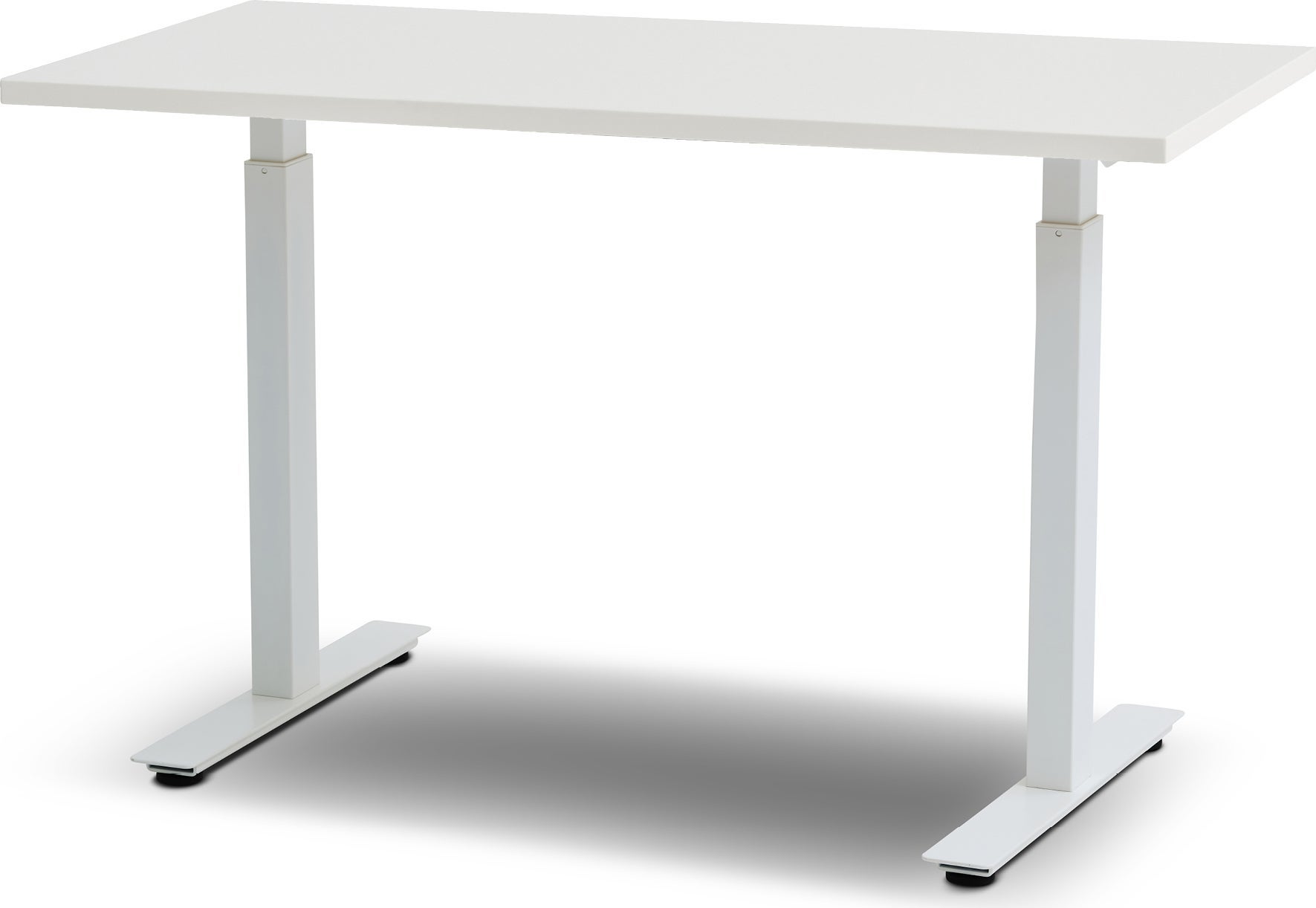 [8557966] Skrivbord el Madrid vit underrede/vit bordsskiva 120x60 cm