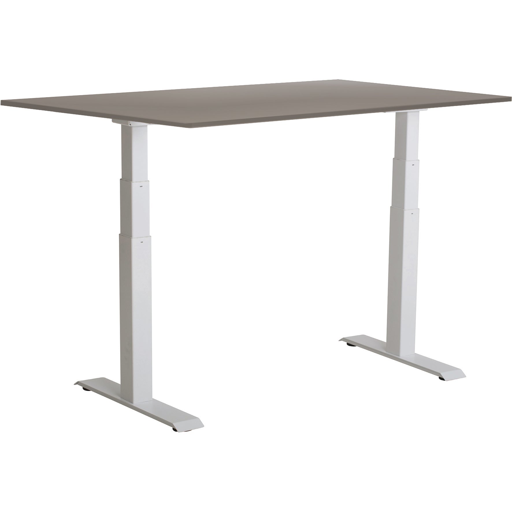 [8559269] Skrivbord el Easydesk Adapt VI grå/vit 160x80 cm