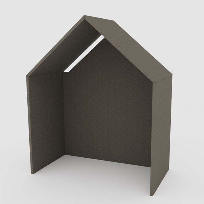 [8558087] Ljudabsorberande rum halv - Half a Hut.