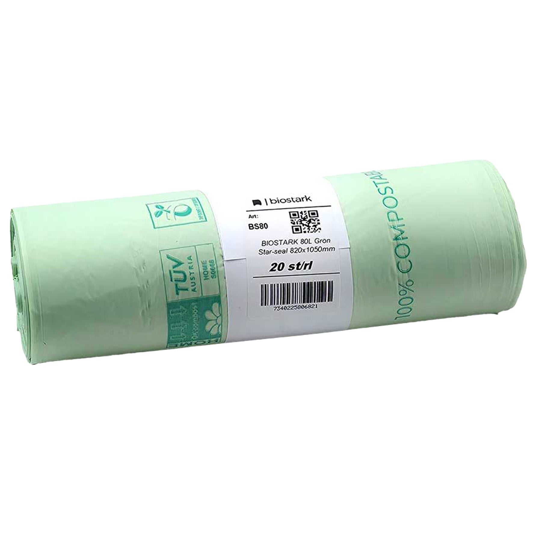 [2850219] Sopsäck Bio 80 liter 30 my 20-pack