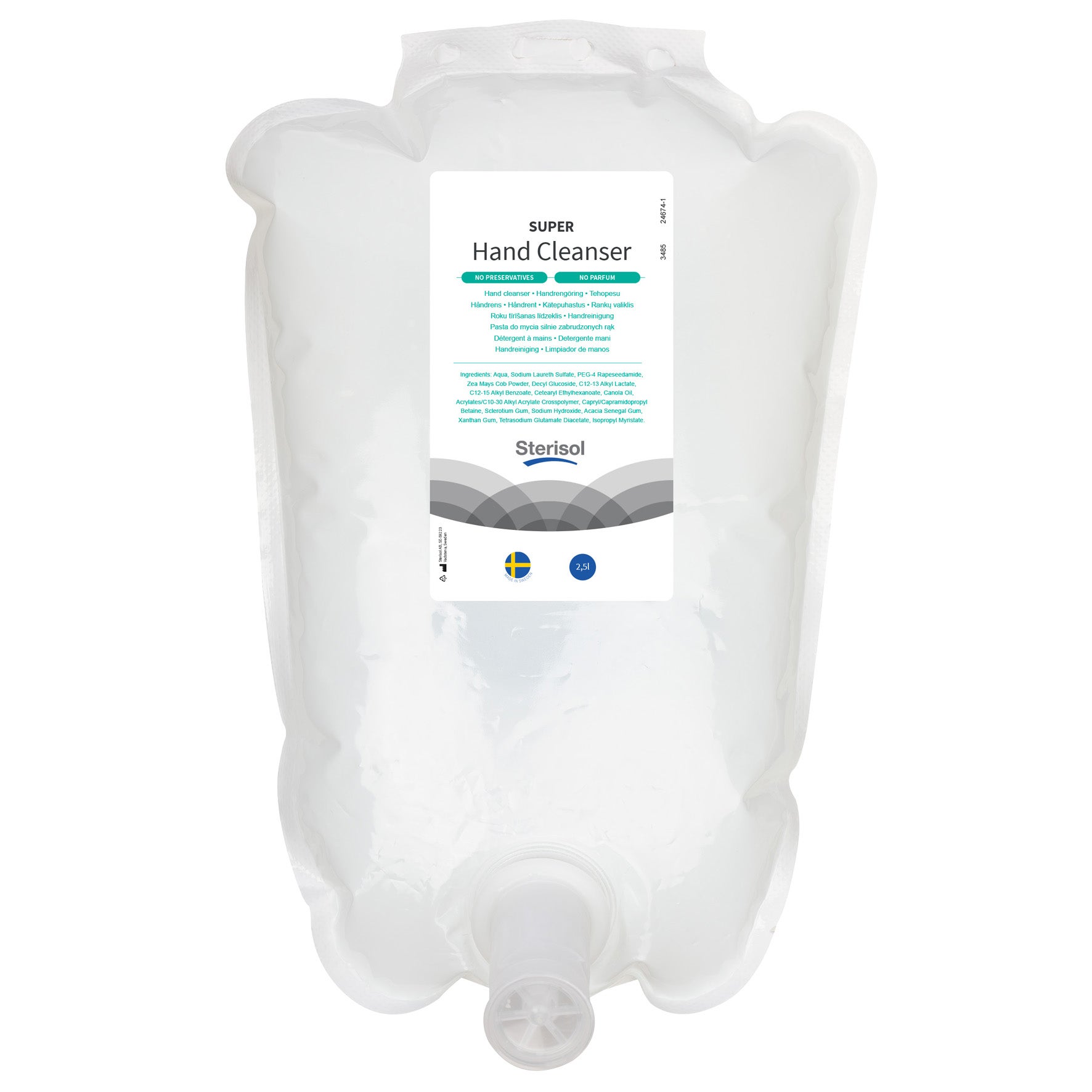 [8551191] Handrengöring Sterisol SUPER 2,5 liter oparfymerad
