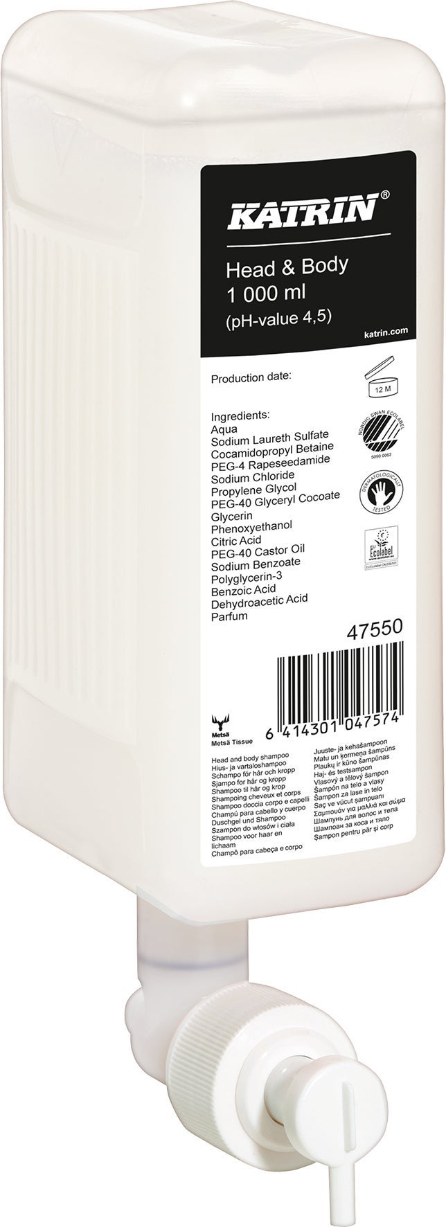 [8552178] Duschtvål & Schampo 1000 ml Katrin