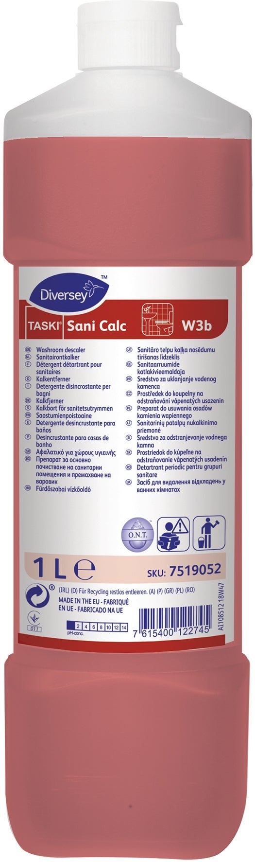 [2256409] Sanitetsrengöringsmedel Taski Sani Calc 1 liter