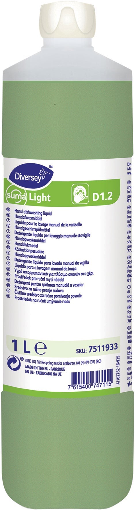[2256405] Handdiskmedel Suma Light D1.2 1 liter