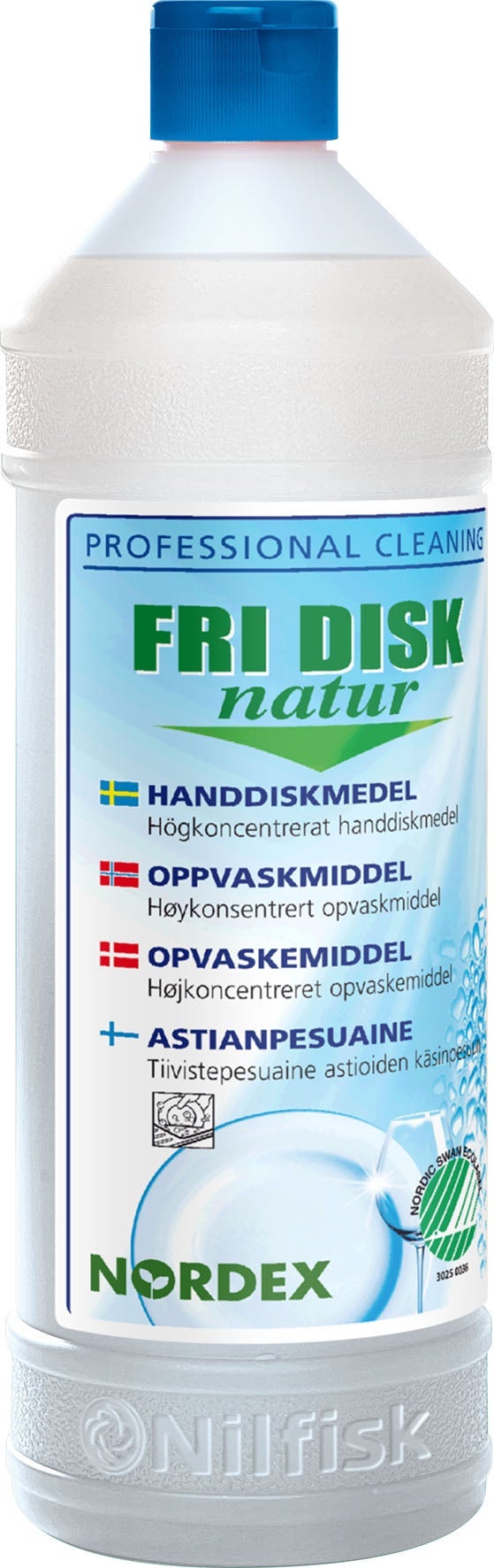 [2260143] Handdiskmedel Fri Disk Natur flytande 1 liter