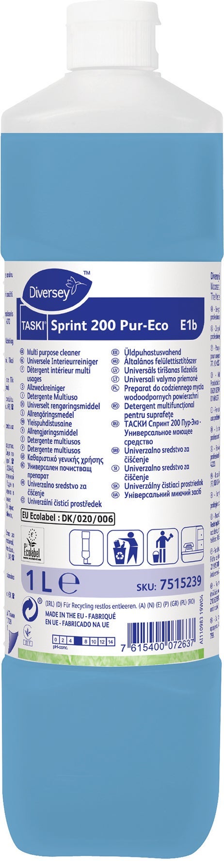 [2260241] Allrengöringsmedel Sprint 200 PurEco 1 liter