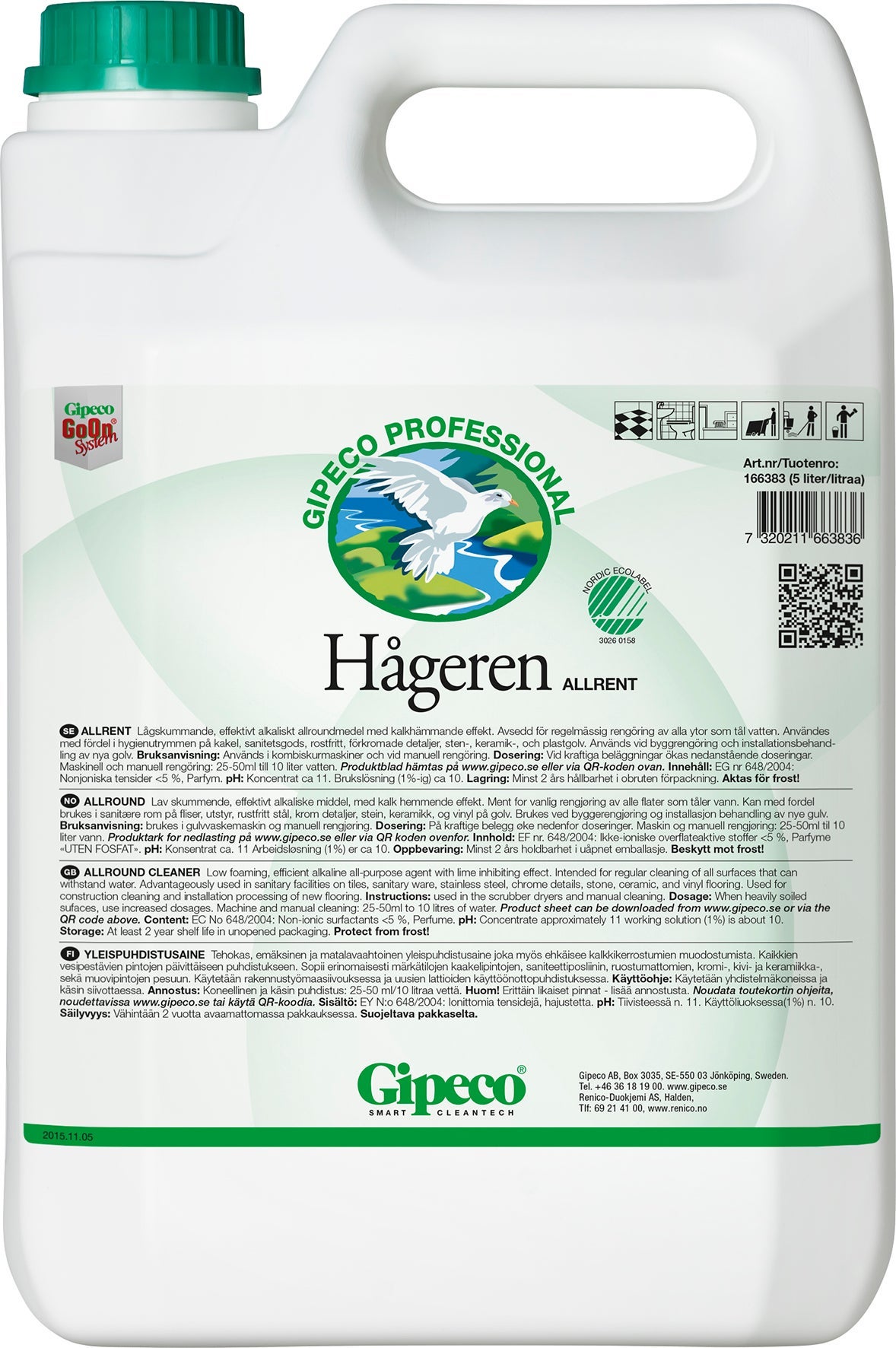 [2260008] Hågeren Allrent 5 liter